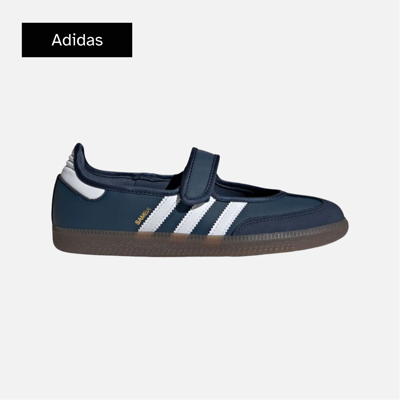 adidas Wmns Samba Mary Jane 'Crew Navy White Gold Metallic'