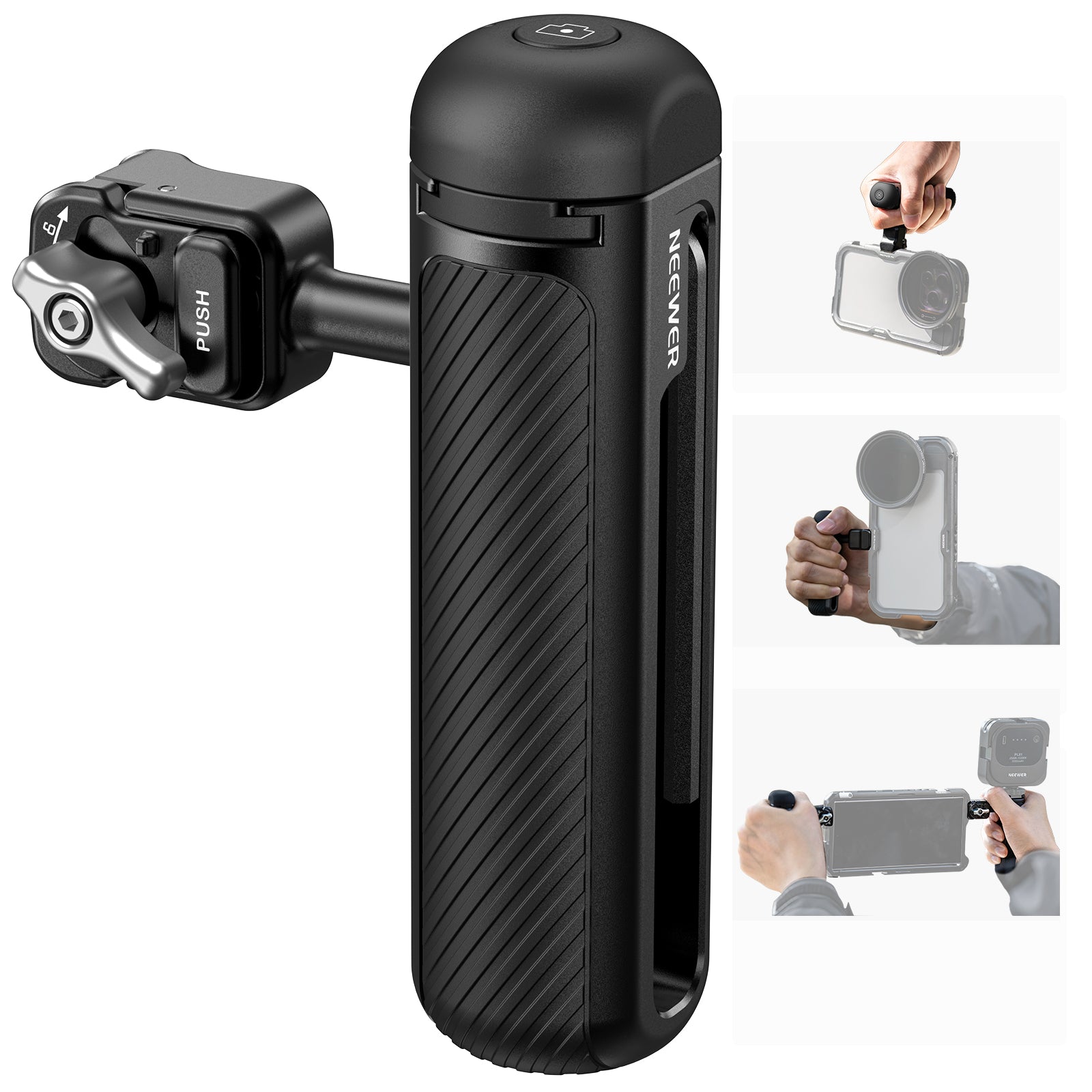 NEEWER PA045E Side Handle with Bluetooth Remote Shutter