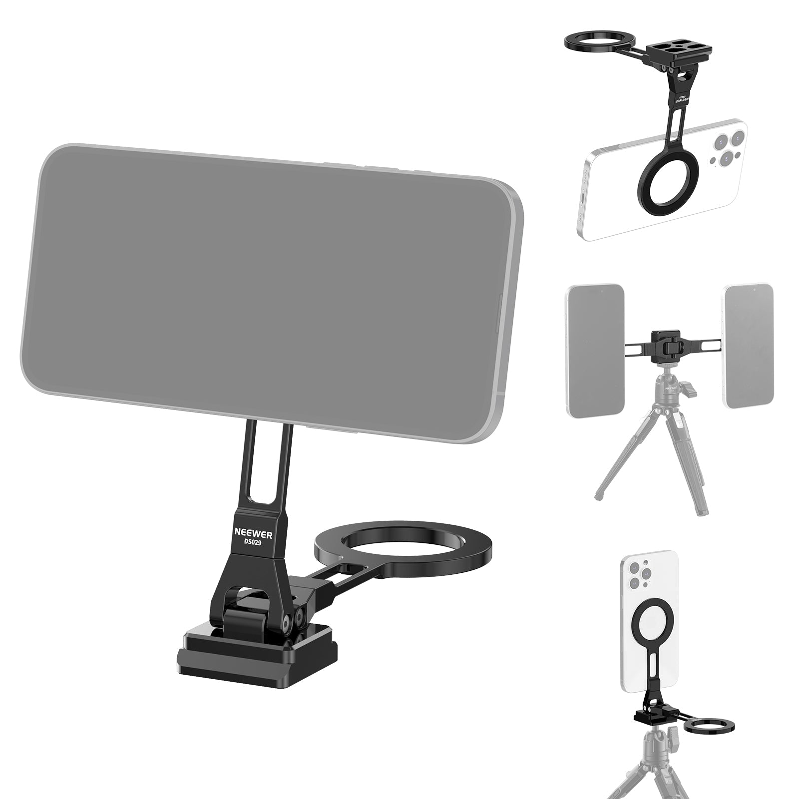 NEEWER DS029 Magnetic Phone Holder Tripod Mount