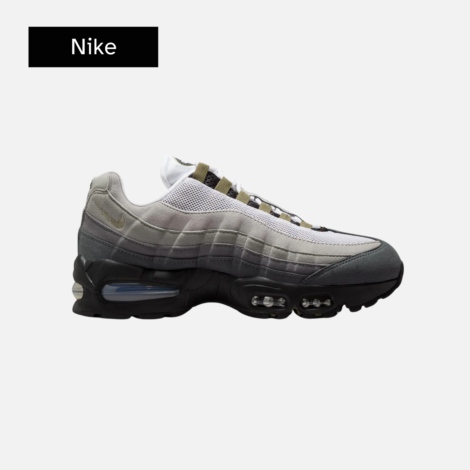 Nike Wmns Air Max 95 'Big Bubble - Black Medium Olive'