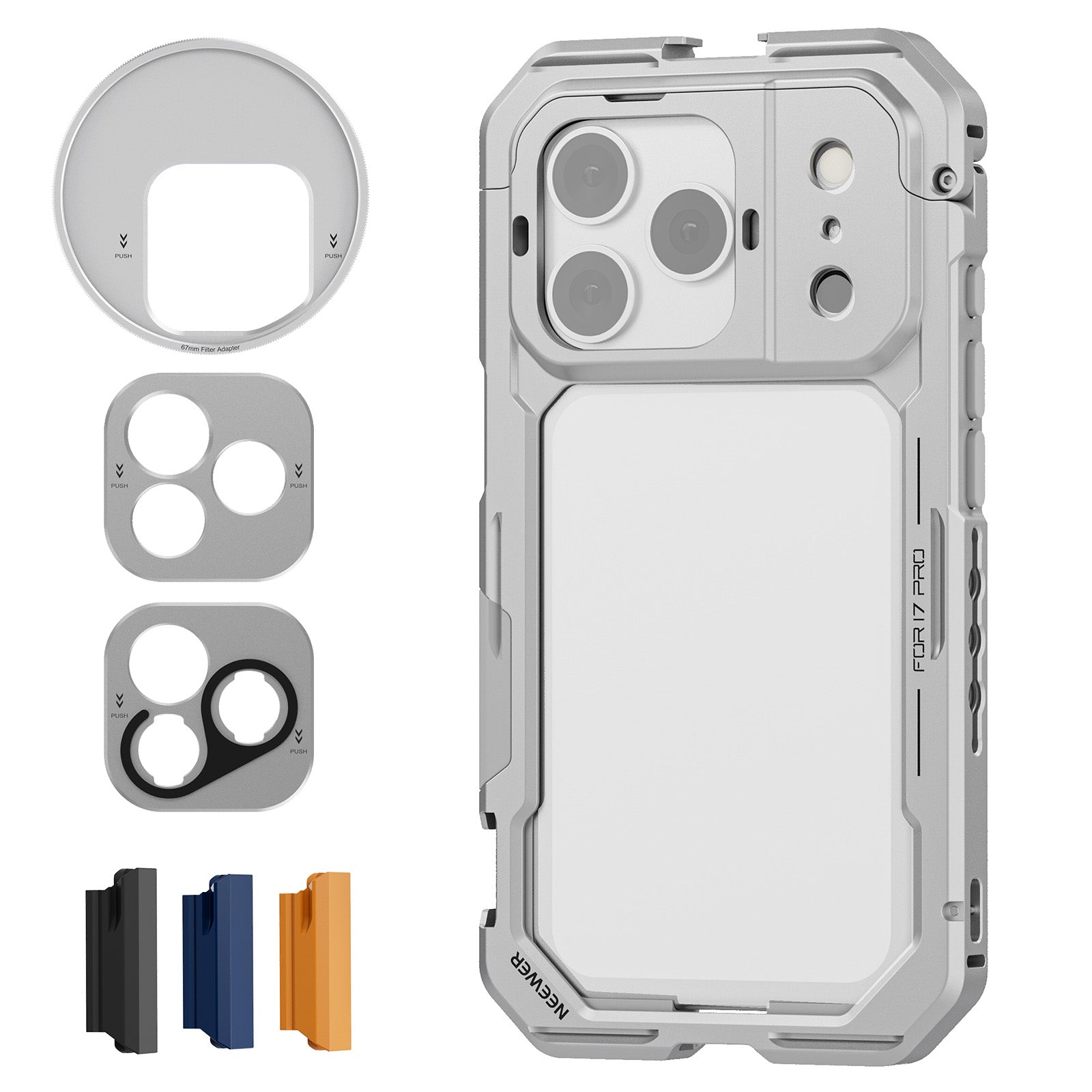 NEEWER PA143/PA144 Phone Cage Compatible with iPhone 17 Pro/Pro Max