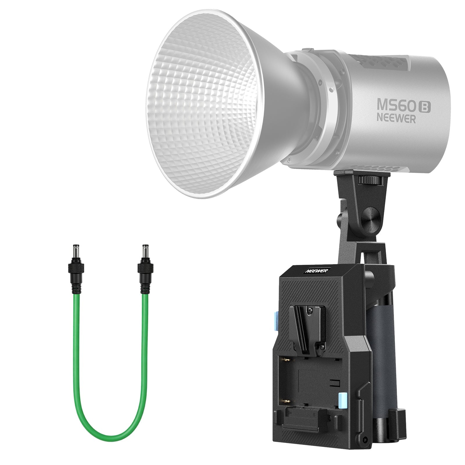NEEWER PS011E 2 in 1 V Mount & NP-F Battery Handgrip for MS HS Series