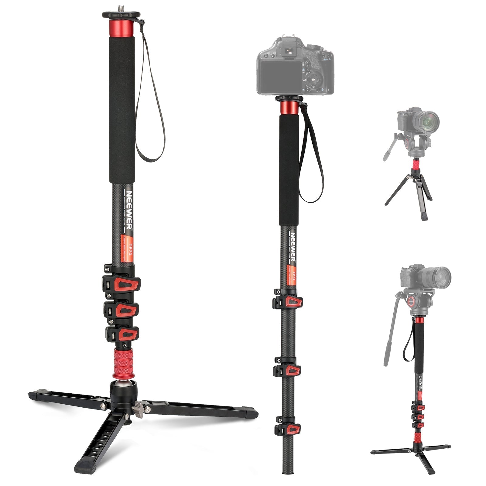 NEEWER TP71 67.7" Pro Carbon Fiber Camera Monopod