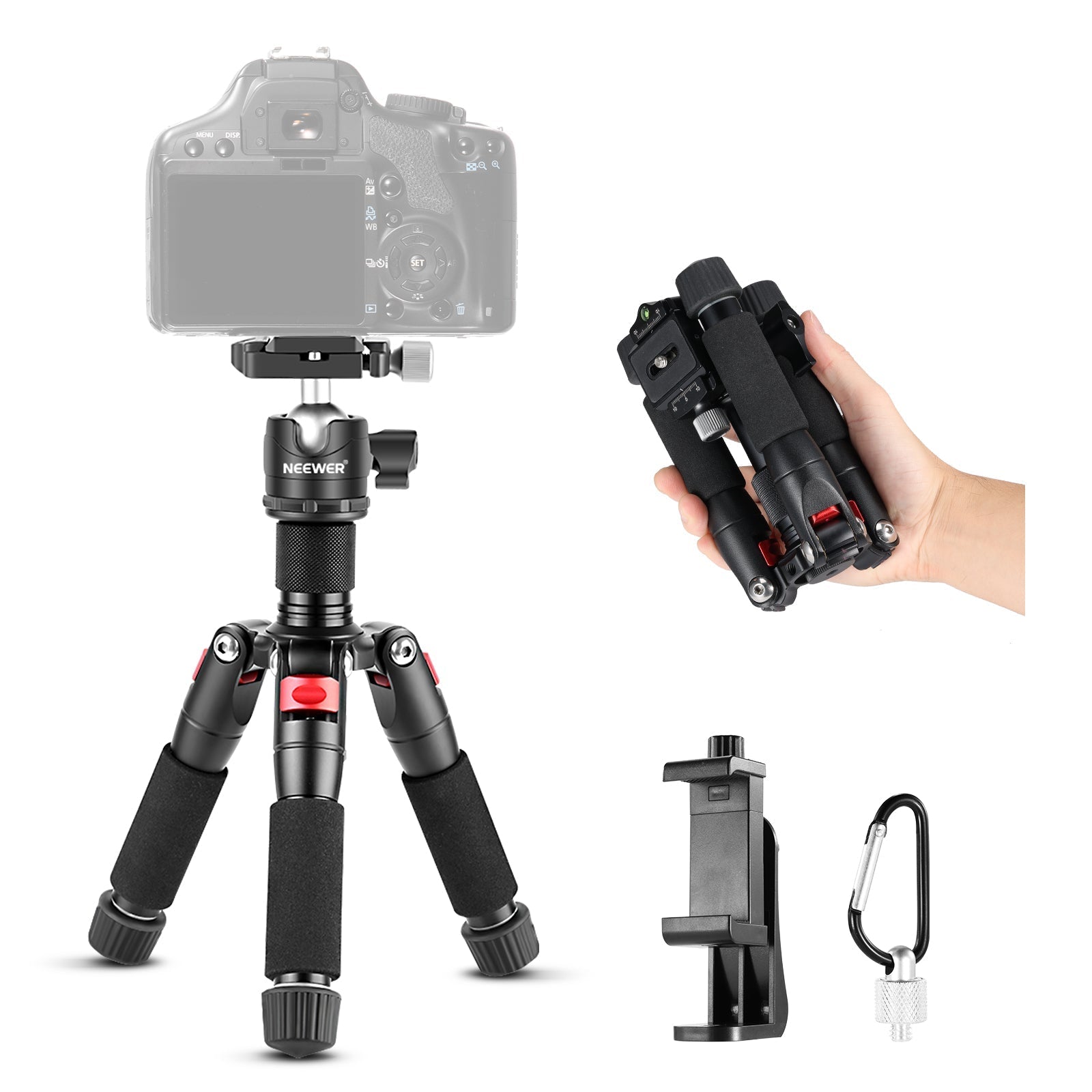 NEEWER M521 20" Portable Desktop Mini Tripod