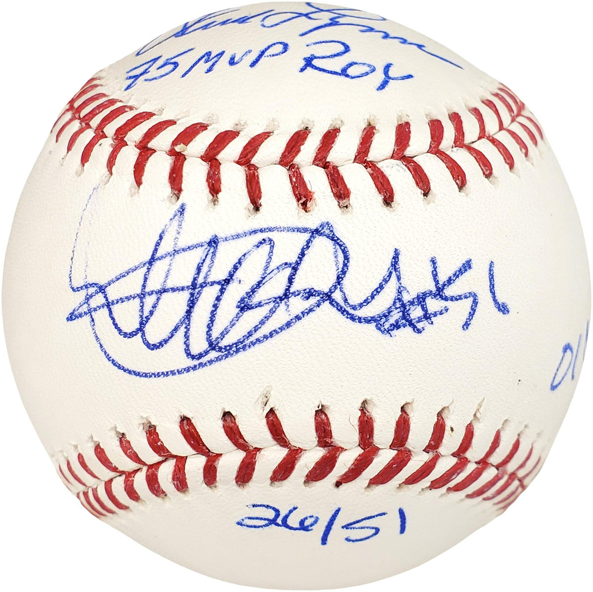 Ichiro Suzuki & Fred Lynn Autographed Official MLB Baseball Baseball #/51 IS Holo & PSA/DNA Stock #101264