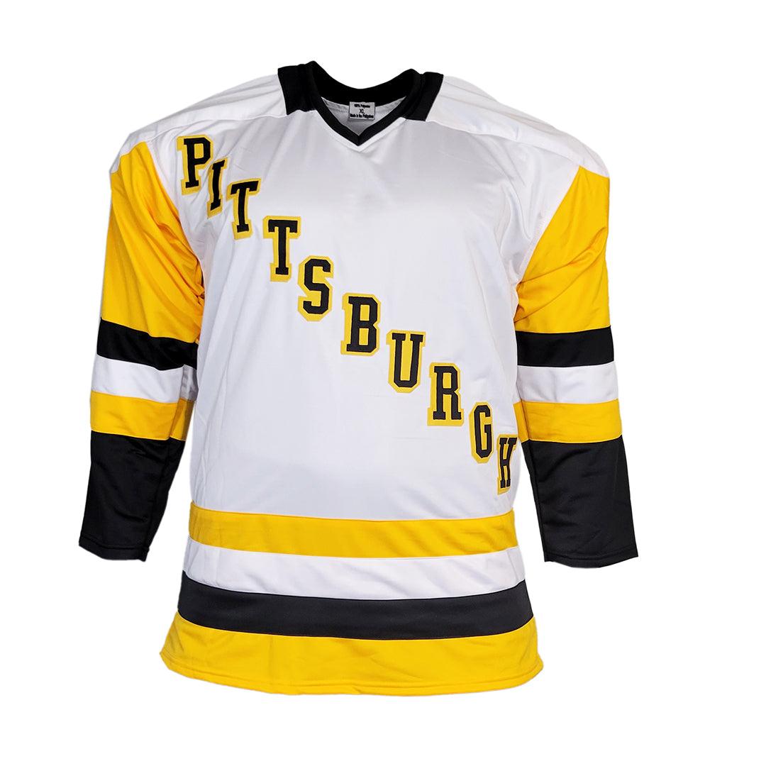 Kevin Stevens Signed Pittsburgh White Hockey Jersey (JSA)