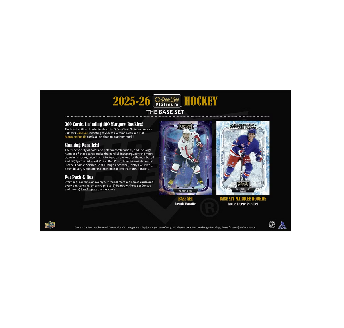 2025-26 Upper Deck O-Pee-Chee Platinum Hockey Hobby 8-Box Case