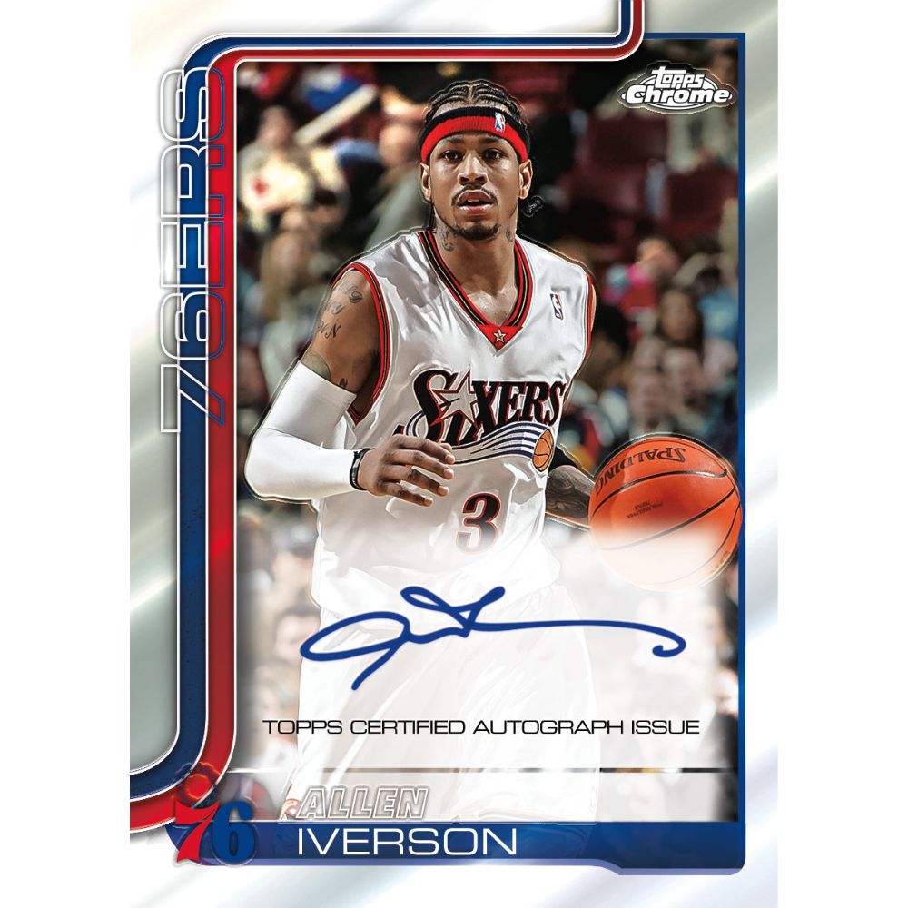 2025/26 Topps Chrome Basketball First Day Jumbo Box