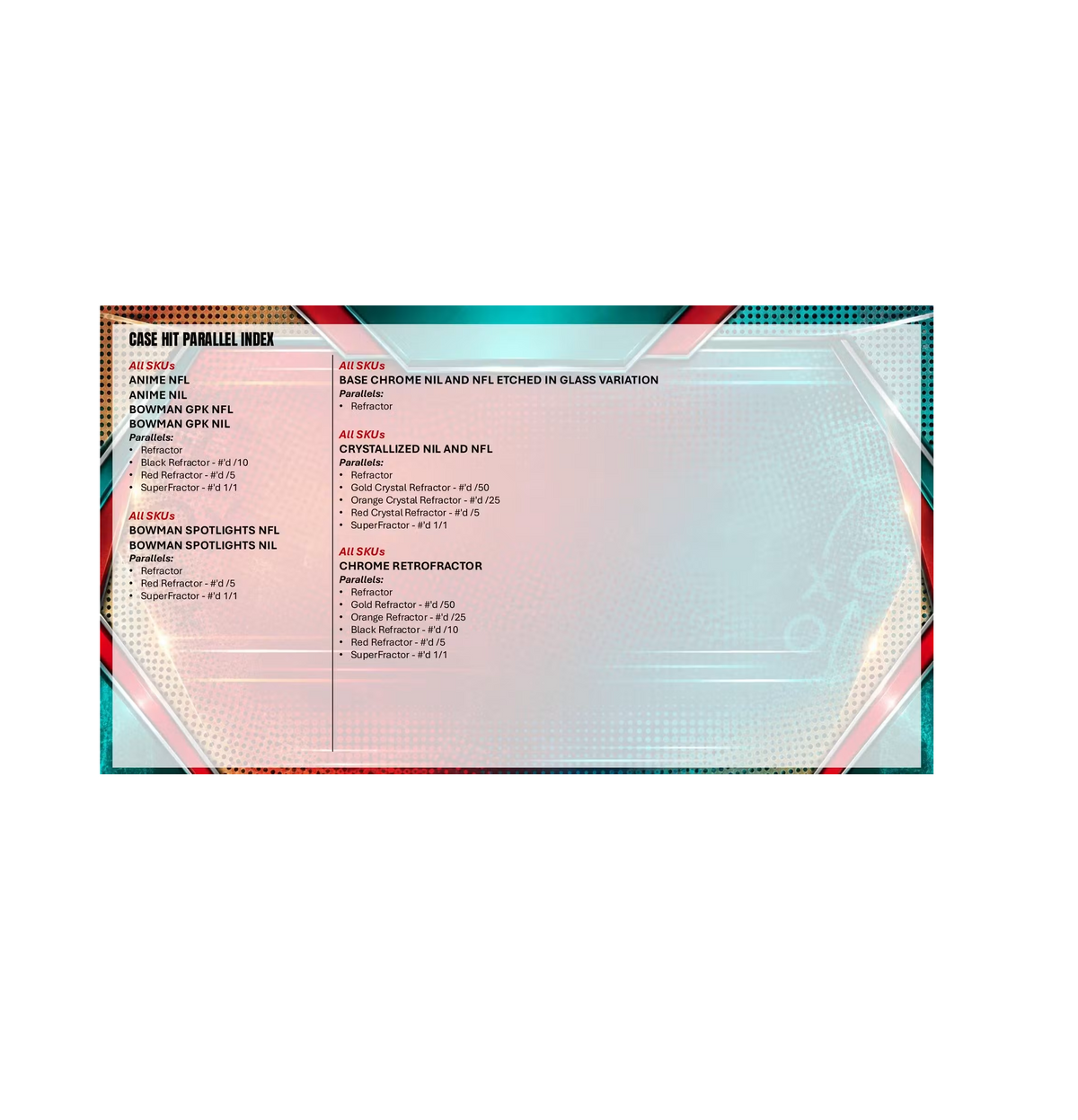 2026 Bowman Football Hobby Jumbo 8-Box Case