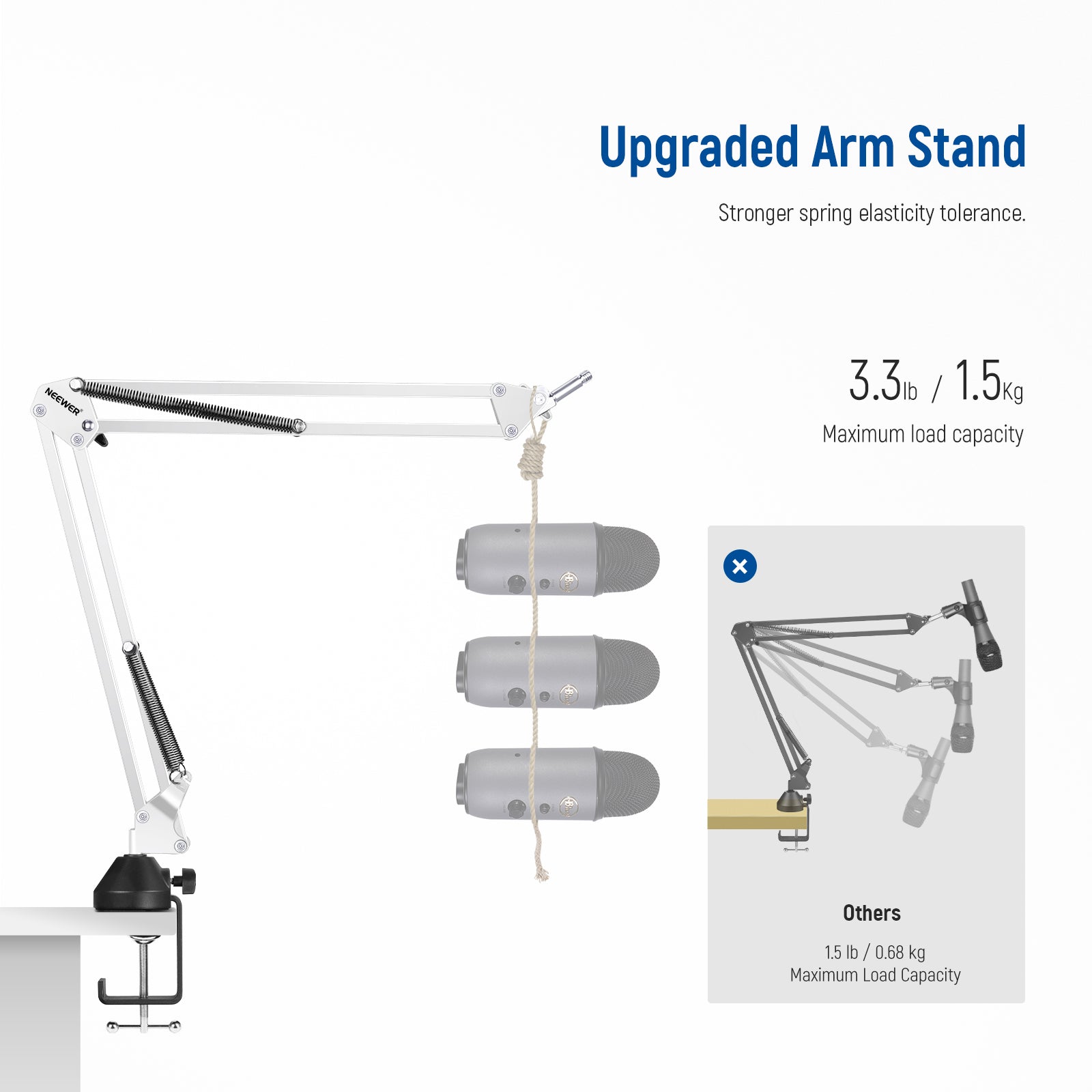 NEEWER NW-35 Suspension Boom Scissor Mic Arm Stand