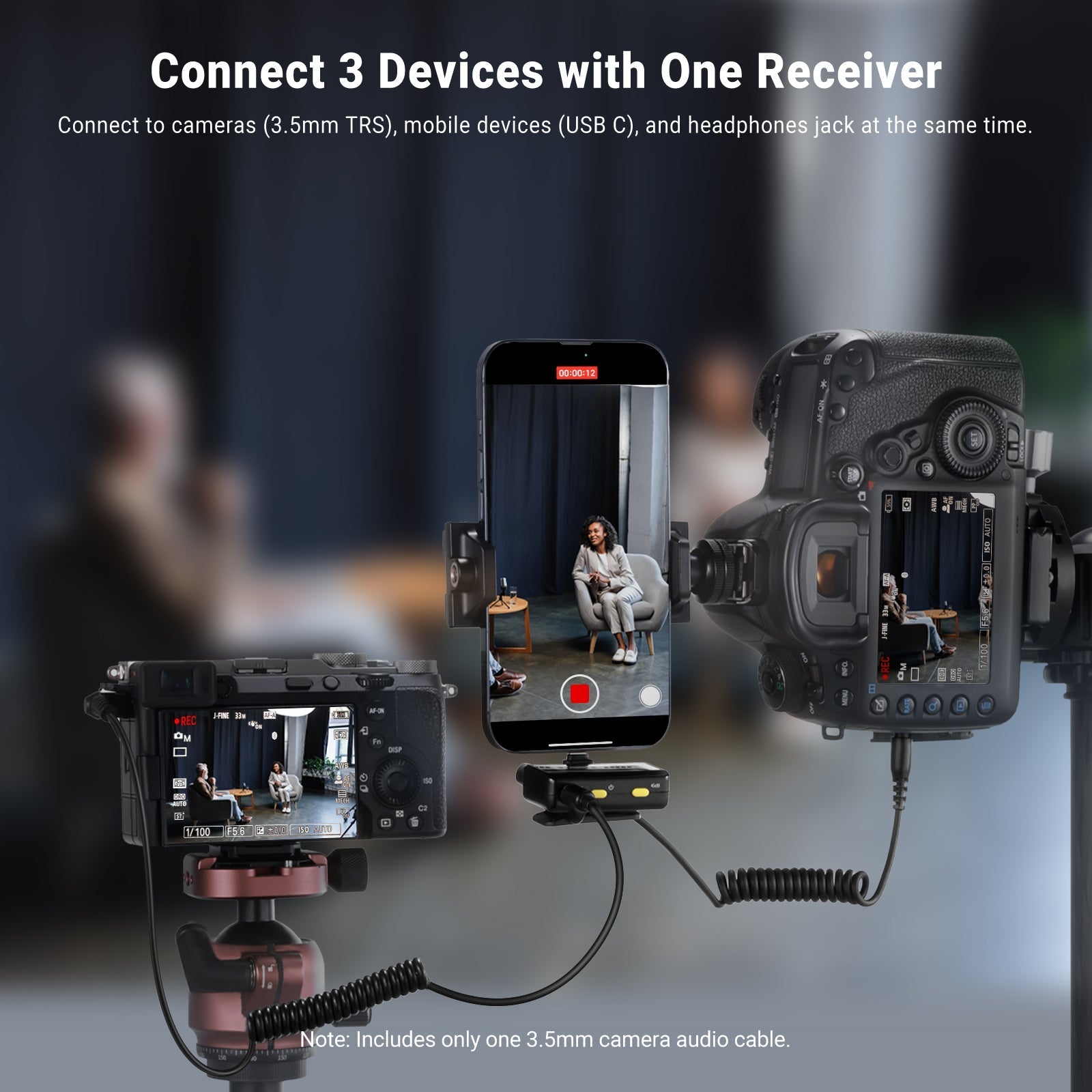 NEEWER CM28 Wireless Lavalier Microphone System
