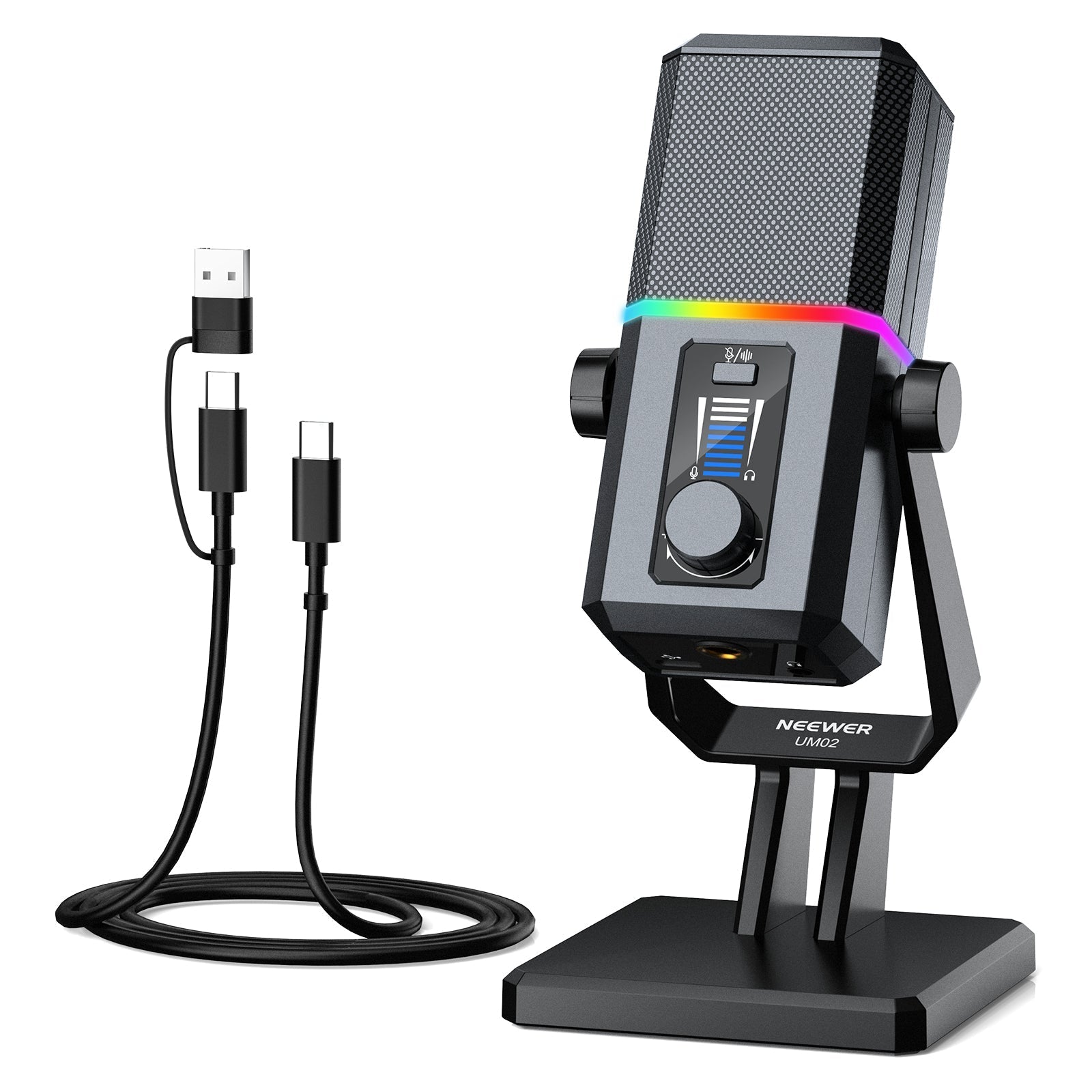 NEEWER UM02 RGB USB Gaming Microphone
