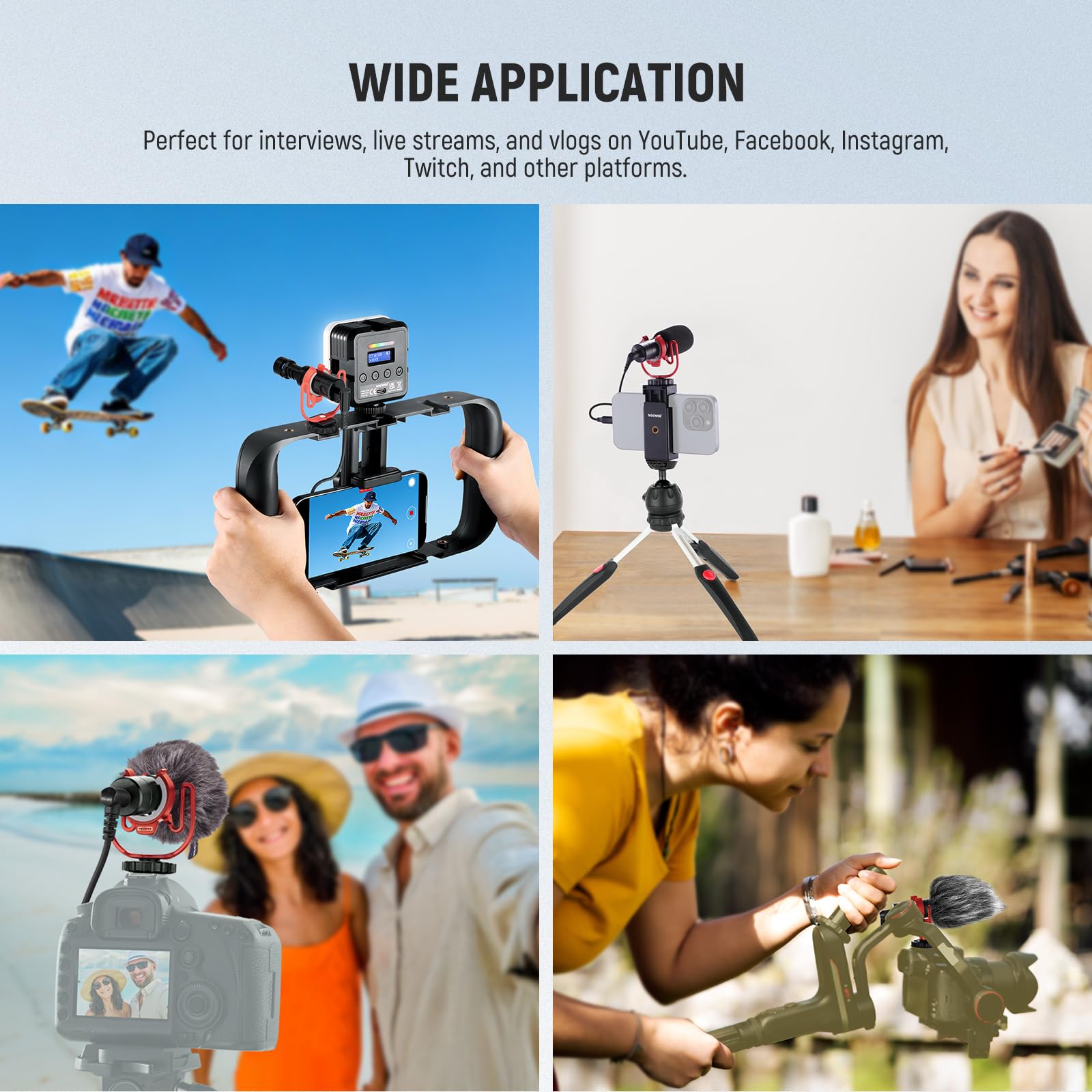 NEEWER VM10 Plug & Play Vlog Microphone