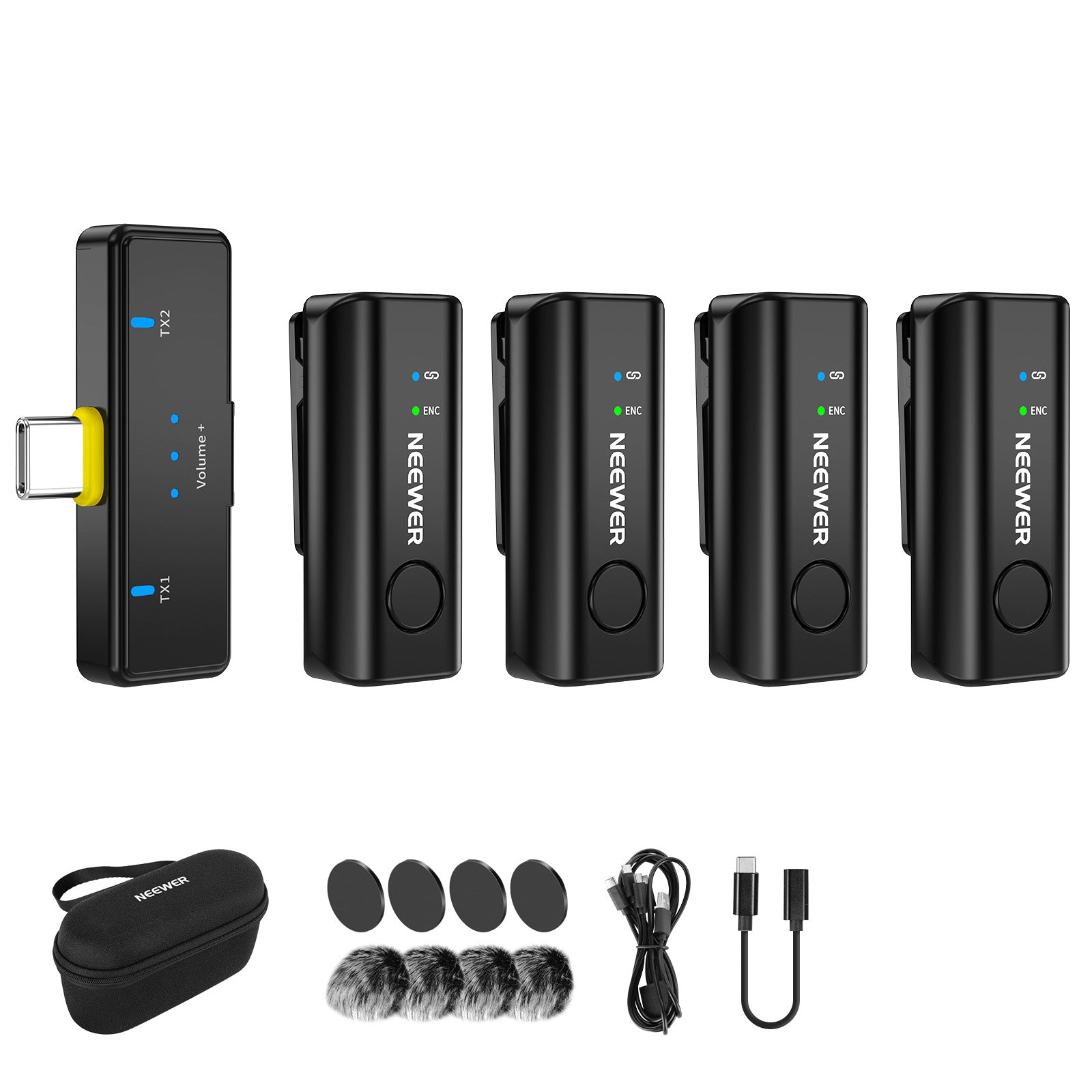 NEEWER KM23C Wireless Lavalier Microphone System