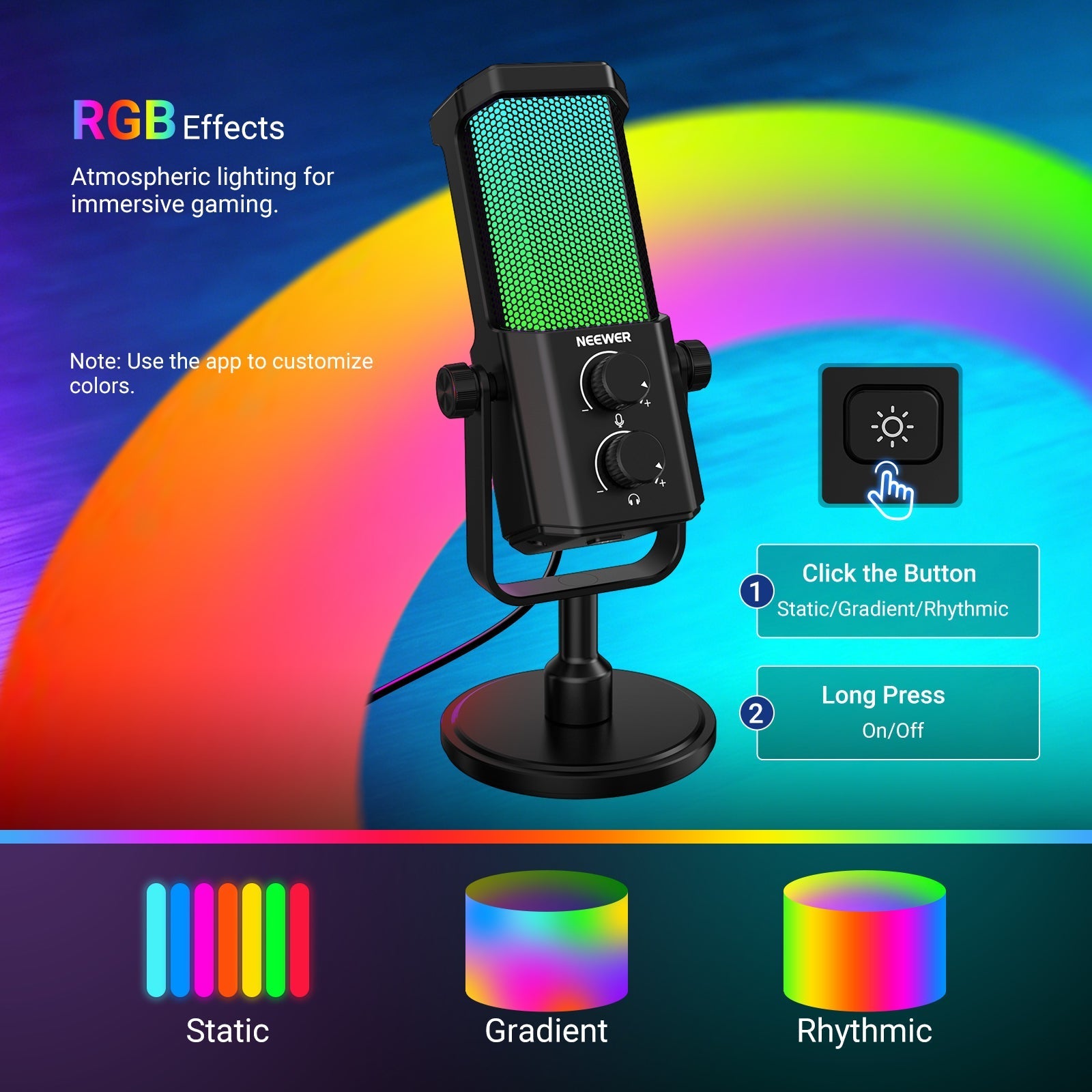 NEEWER UM01 AI USB Podcasting Microphone