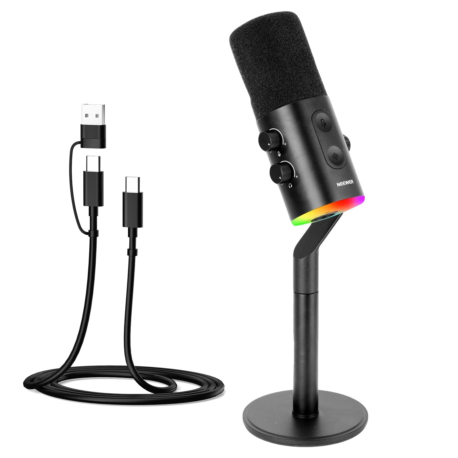 NEEWER DM03 USB/XLR Dynamic Cardioid Microphone