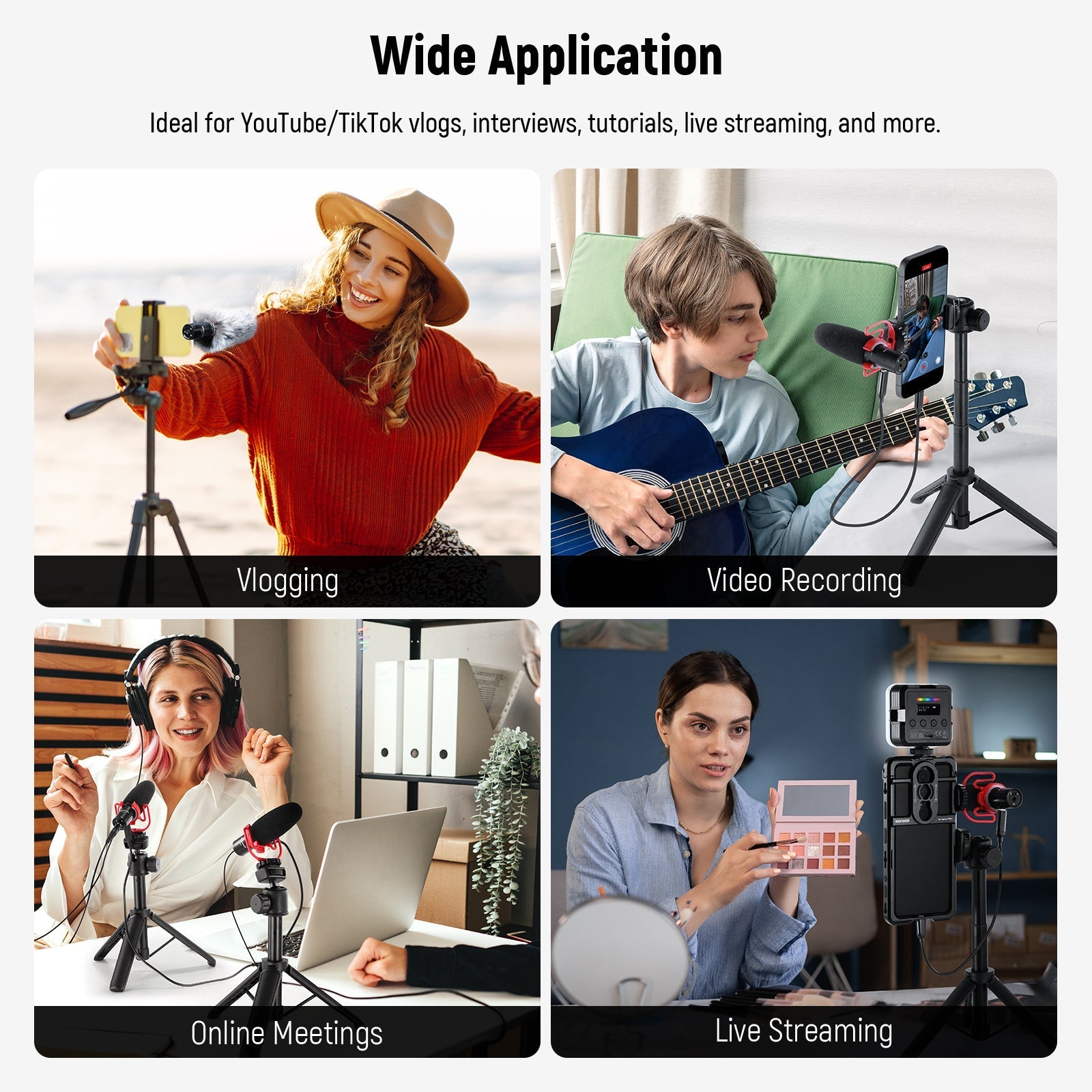NEEWER KM17 USB C Microphone Noise Cancelling Plug & Play