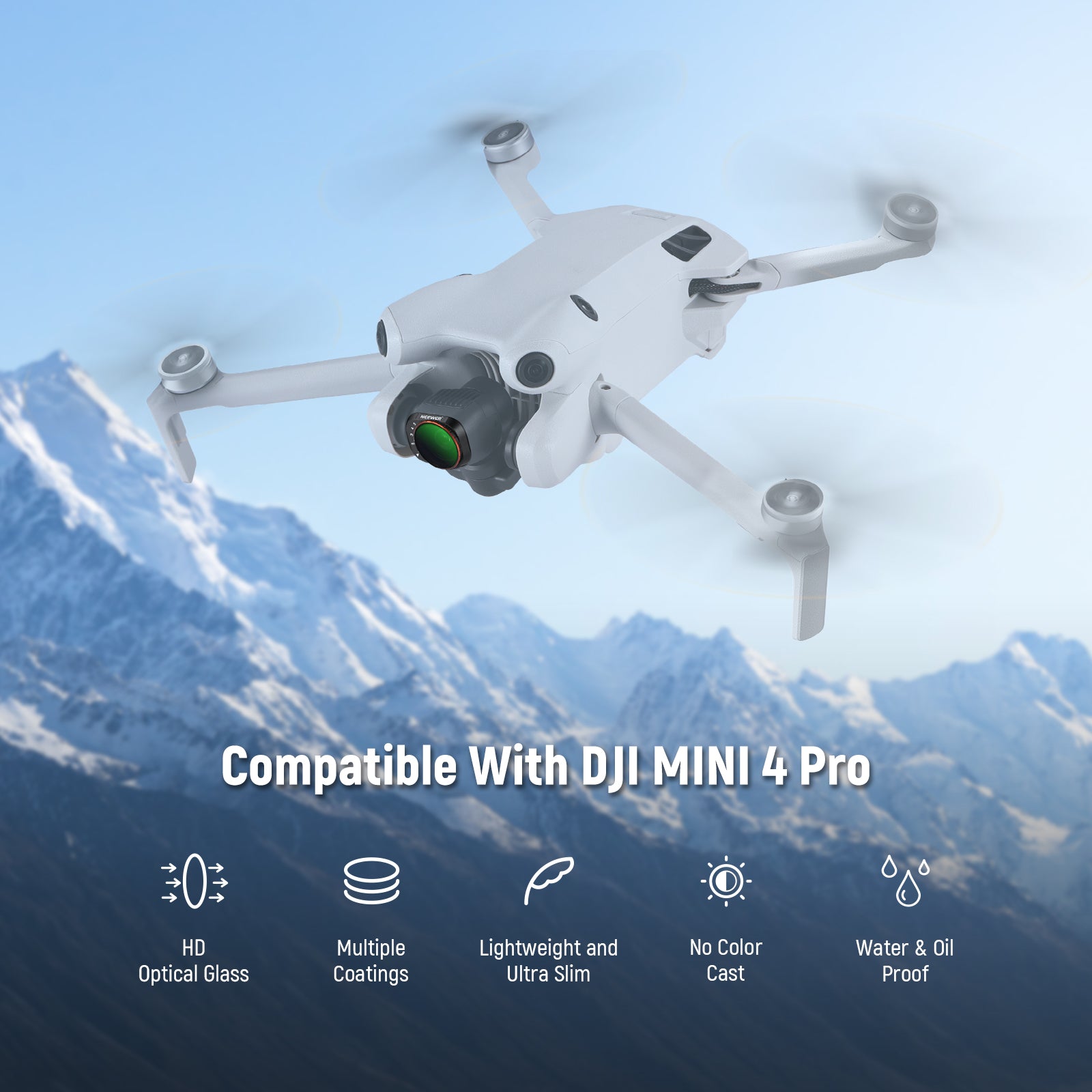 NEEWER Variable ND Filter Set For DJI Mini 4 Pro
