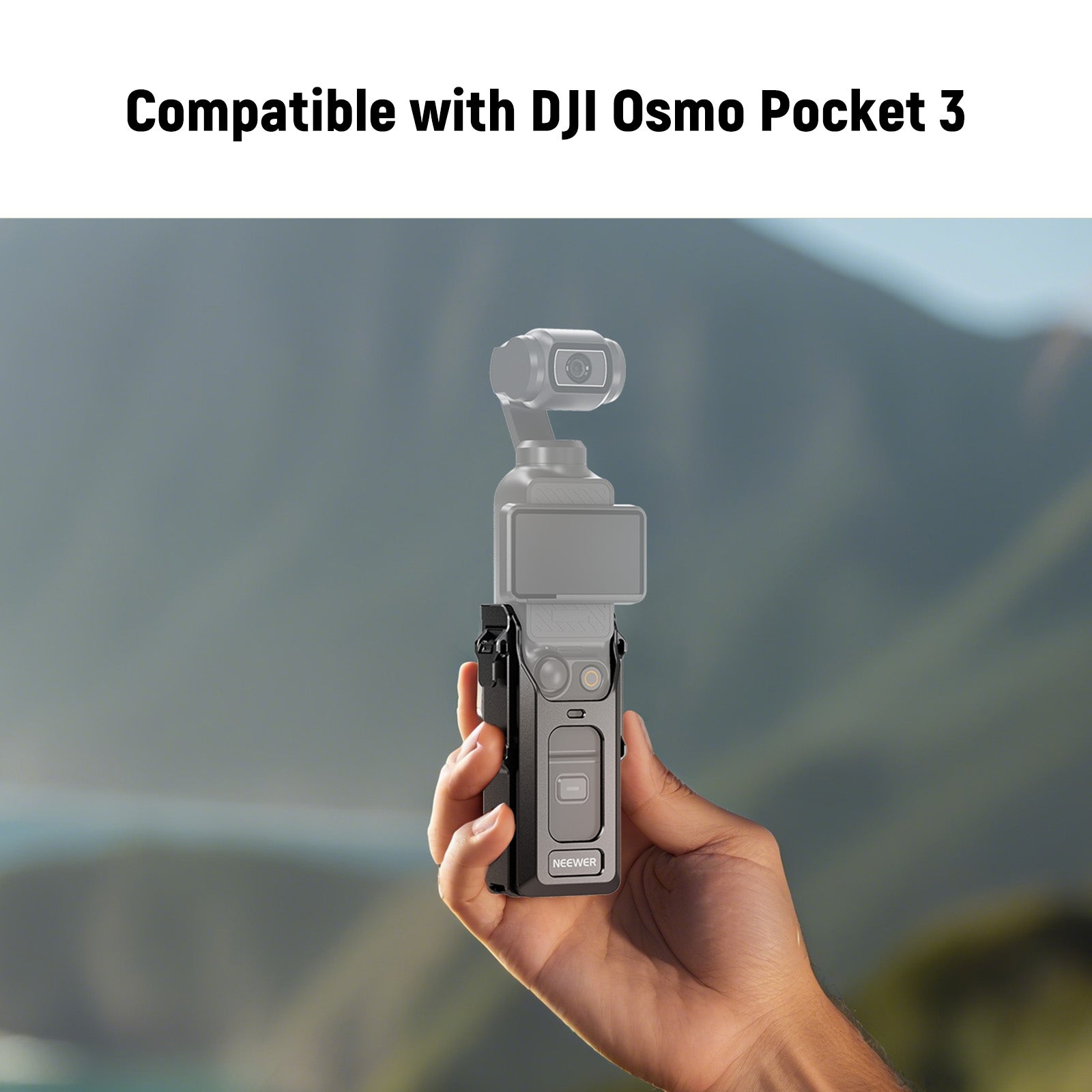 NEEWER AC029 Camera Cage For DJI Osmo Pocket 3 & Magnetic Mount