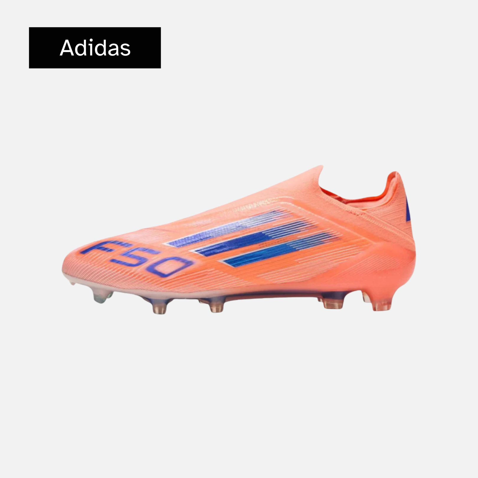 adidas F50 Elite Laceless 'Beam Orange/Lucid Blue/Cloud White'