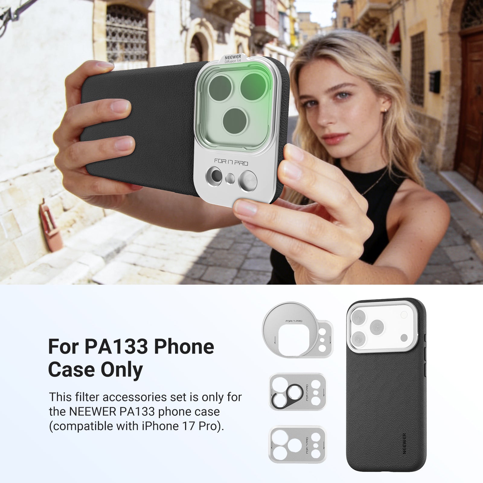 NEEWER ND Filter Set for iPhone 17 Pro/Pro Max Phone Case