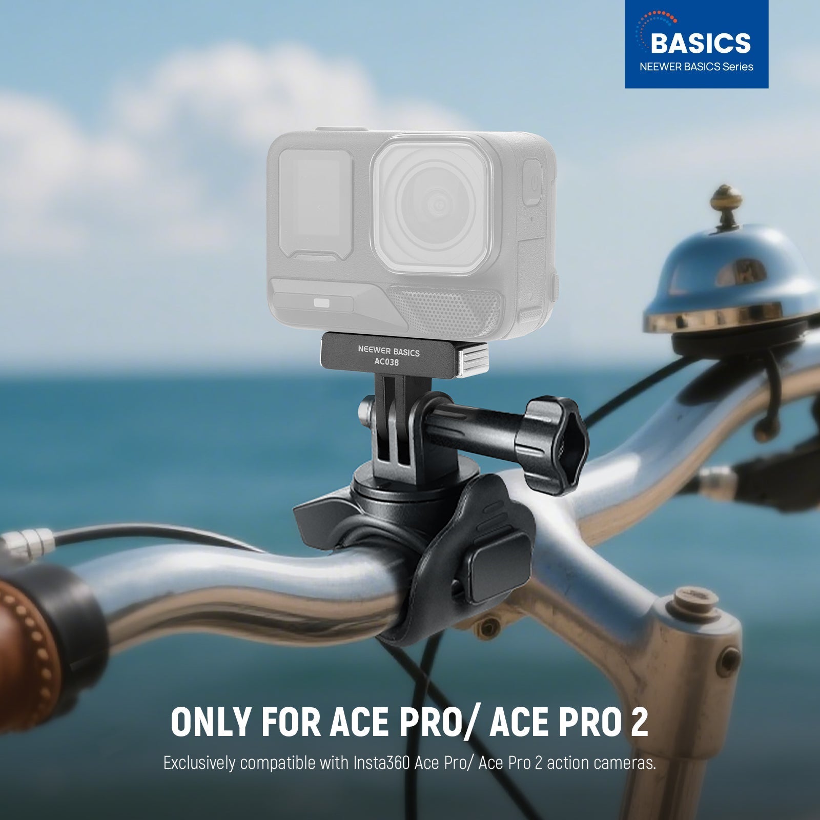 NEEWER BASICS AC038 Magnetic Mount Adapter For Insta360 Ace Pro/Ace Pro 2