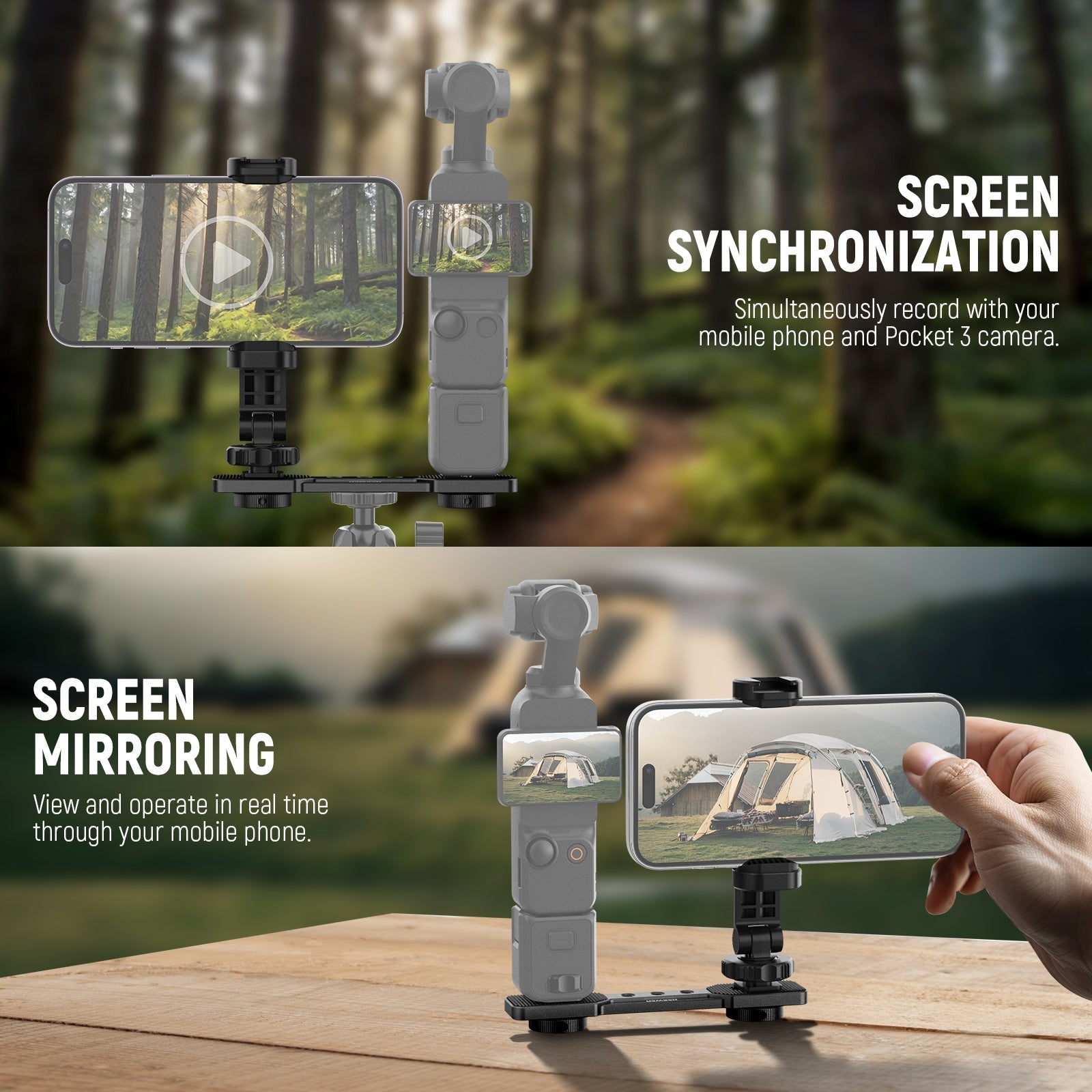 NEEWER AC021 Phone Holder Mount For DJI Osmo Pocket 3