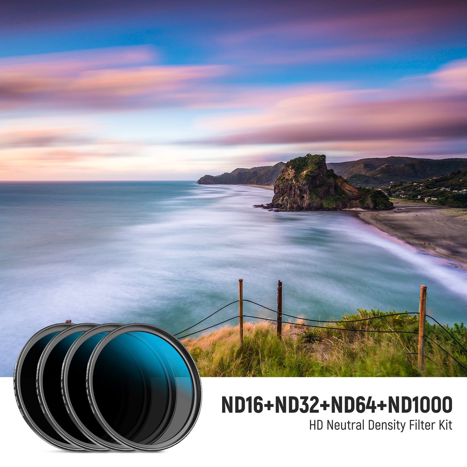 NEEWER ND Lens Filter Set (ND16/ND32/ND64/ND1000)
