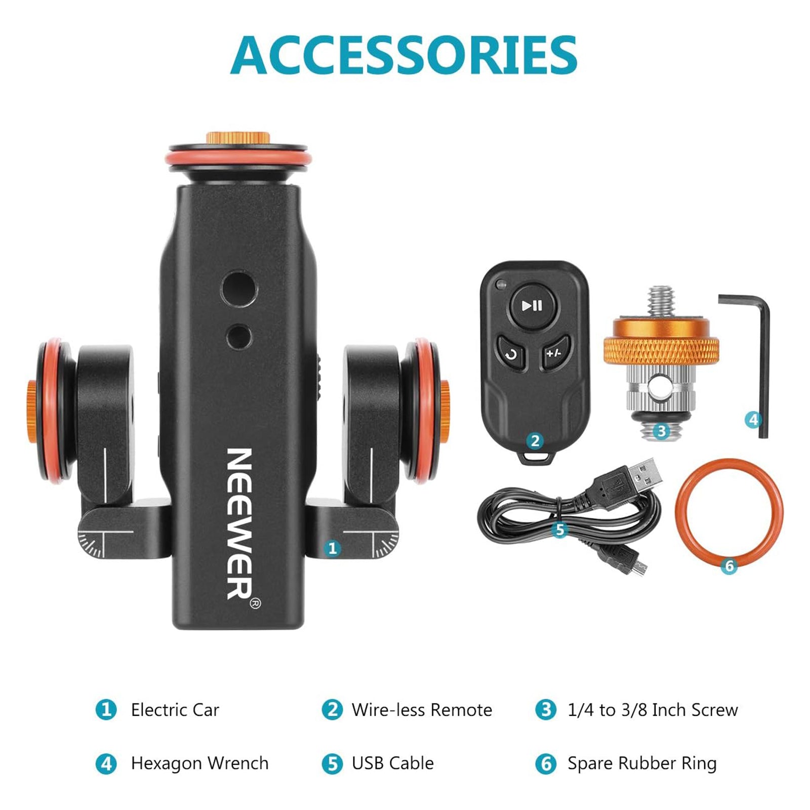 NEEWER DL100 3 Wheels Wireless Video Camera Dolly