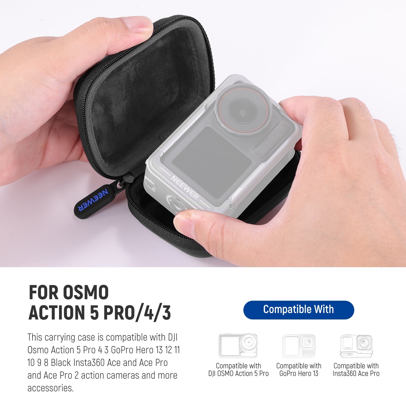 NEEWER PB031 Carrying Case For DJI OSMO Action 5 Pro 4 3