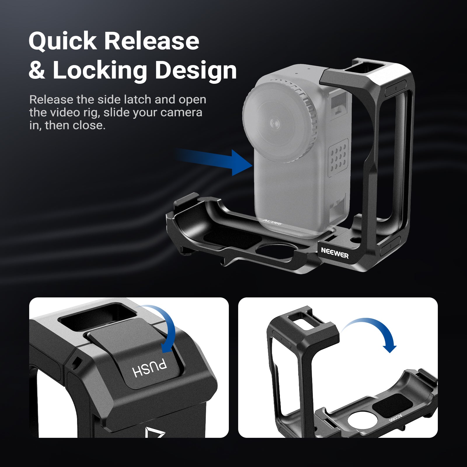 NEEWER AC066 Camera Cage Compatible with DJI Osmo Nano