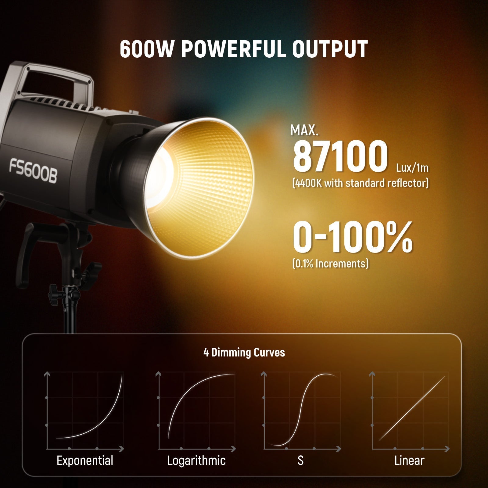 NEEWER FS600B 600W Bi-Color LED Video Light