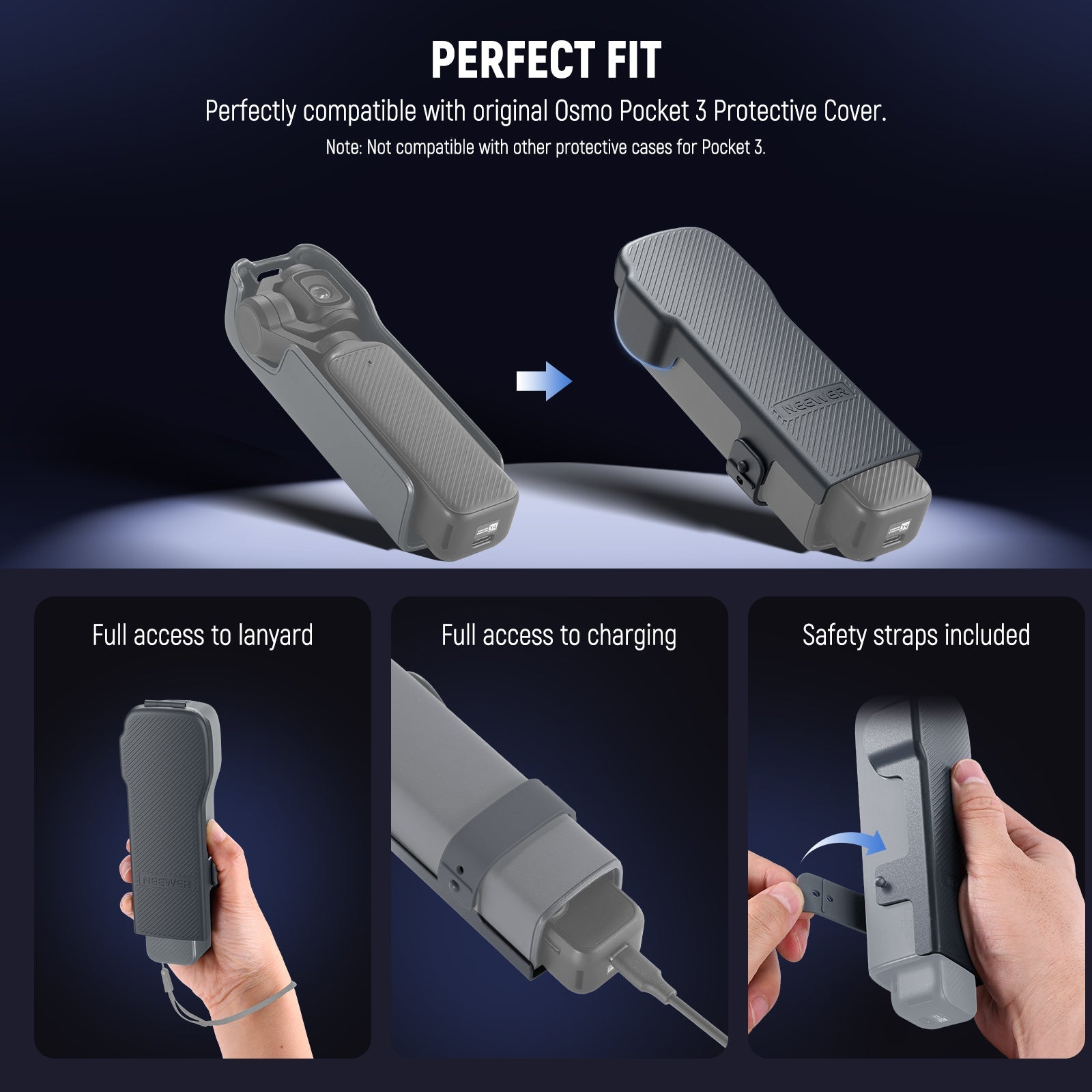 NEEWER GP40 Protective Cover For DJI Osmo Pocket 3