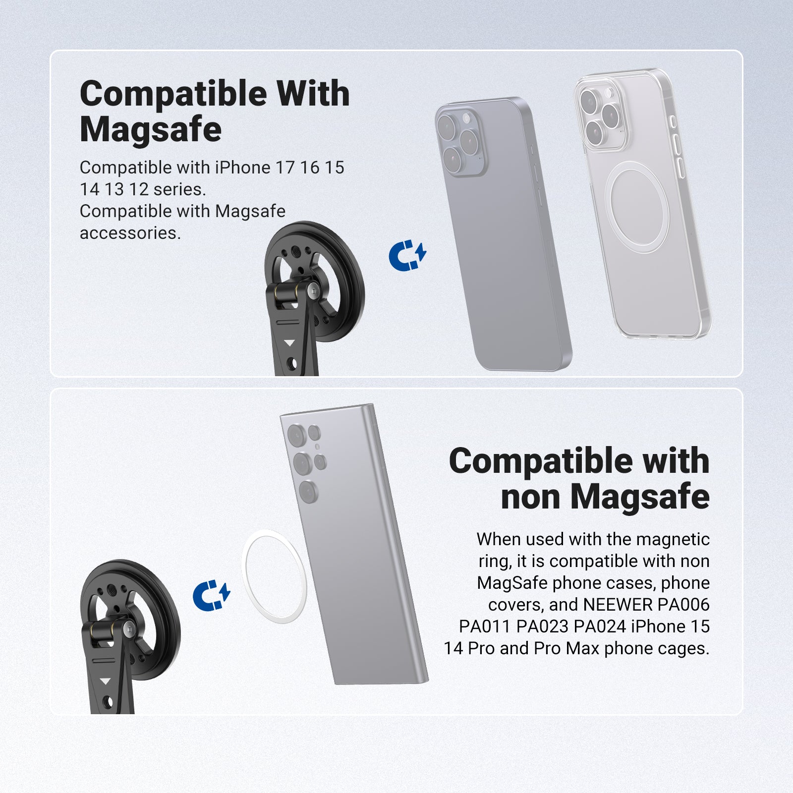 NEEWER DS031 Magnetic Phone Tripod Mount