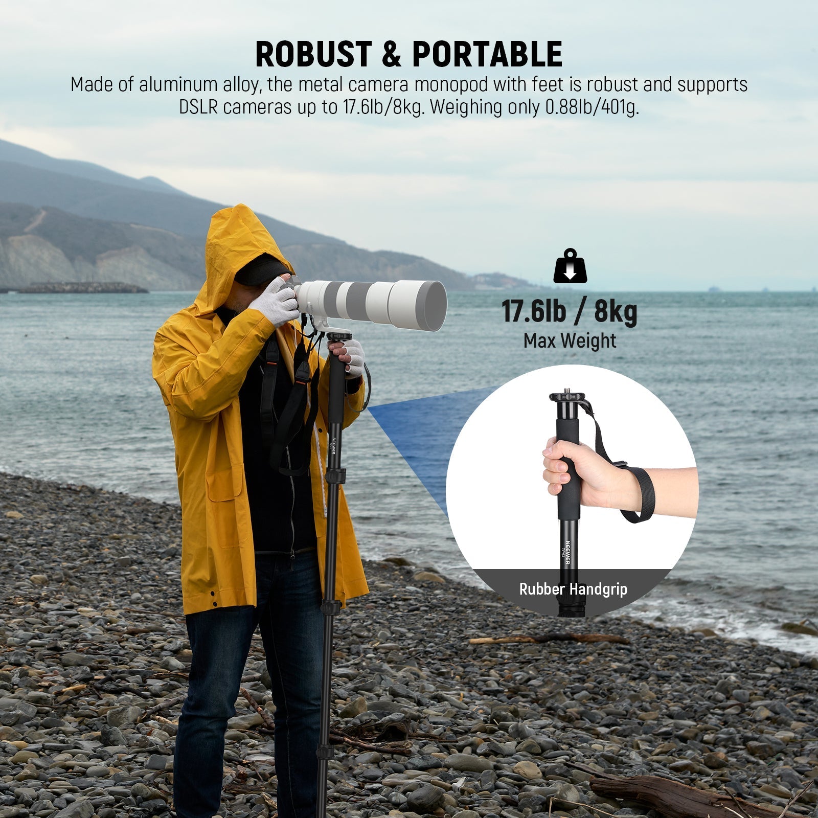 NEEWER TP41 61" Camera Monopod Stand