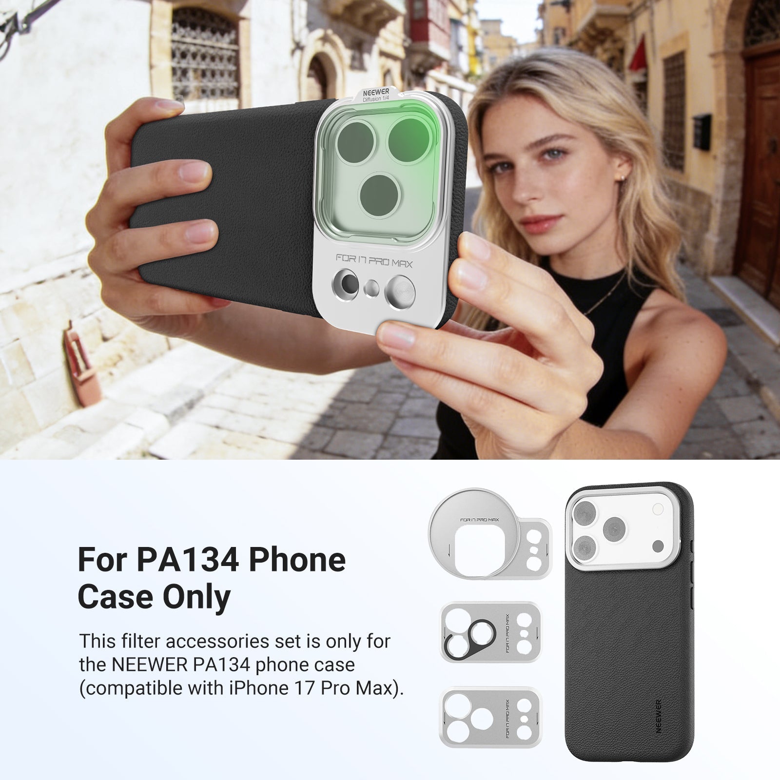 NEEWER ND Filter Set for iPhone 17 Pro/Pro Max Phone Case