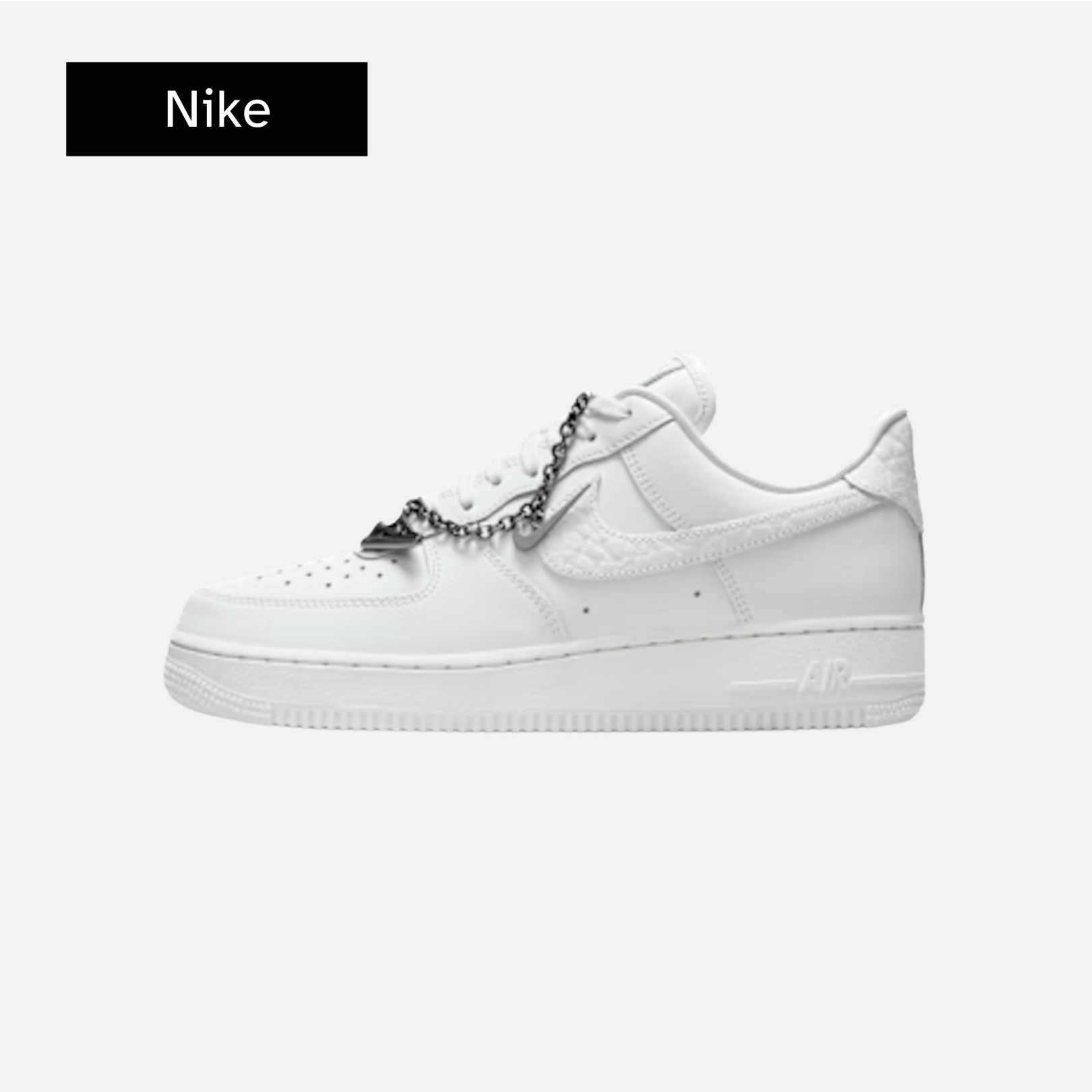 Nike Wmns Air Force 1 '07 Low 'Summit White/White/Metallic Silver/Summit White'