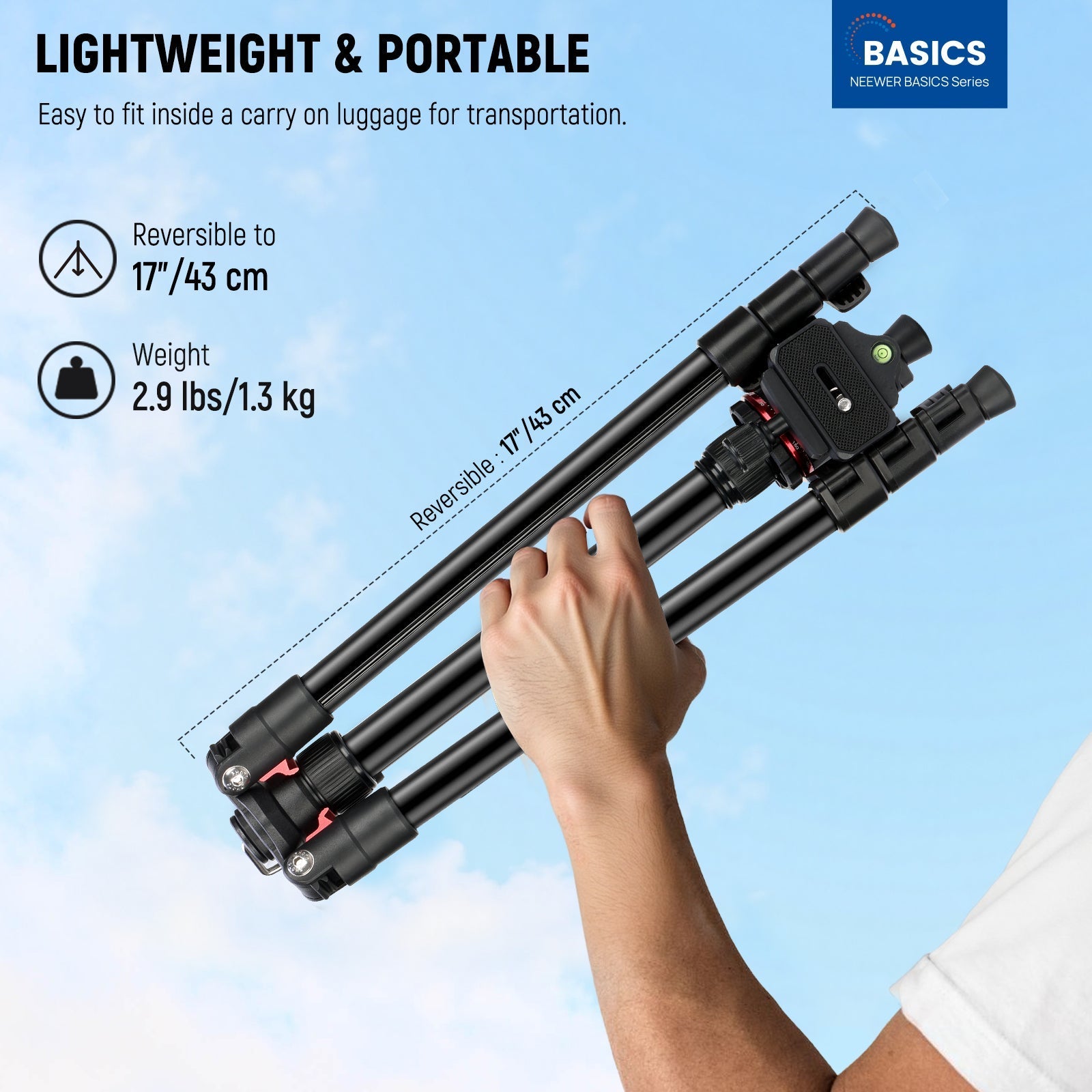 NEEWER BASICS TP14 Travel Tripod