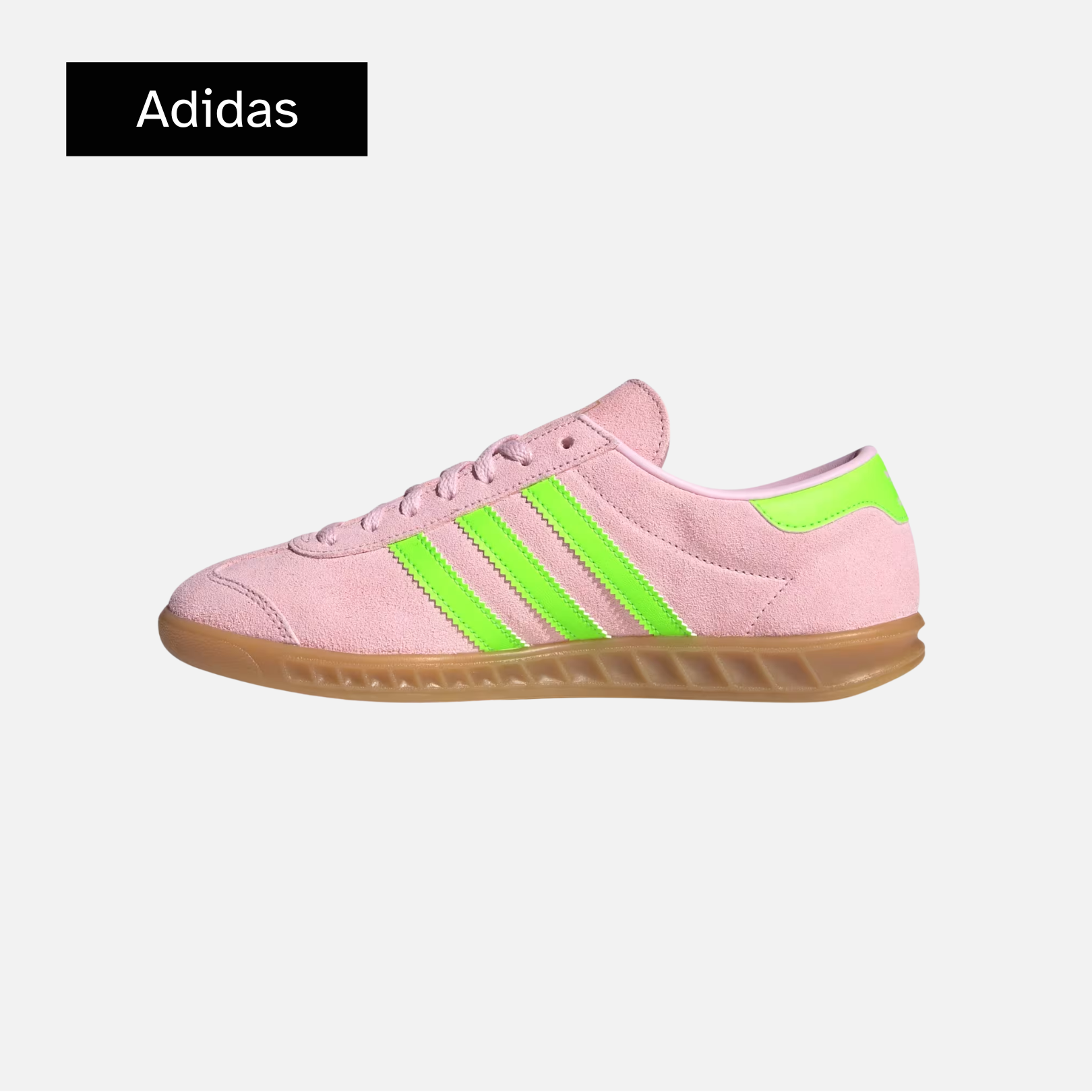 Wmns Hamburg 'Clear Pink Solar Green'