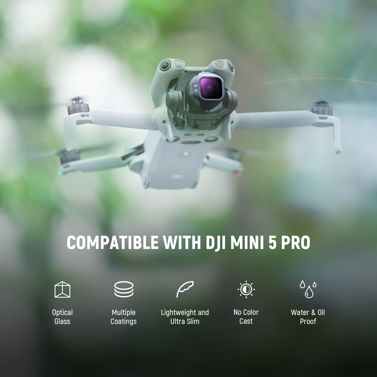NEEWER Filter Set Compatible with DJI Mini 5 Pro Drone