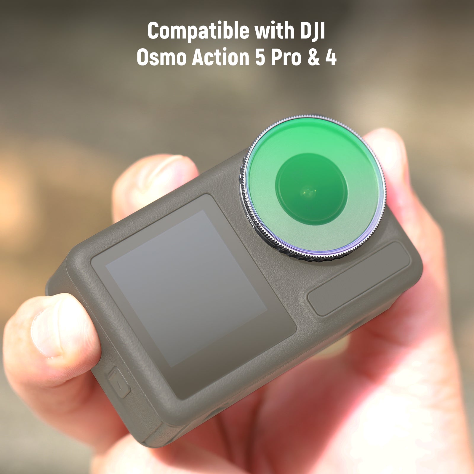 NEEWER CPL/Black Diffusion Filter For DJI Osmo Action 5 Pro & Action 4