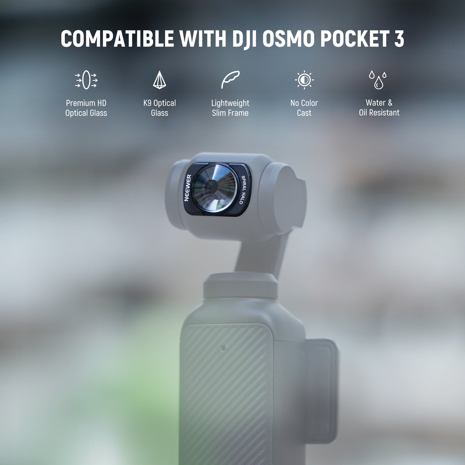 NEEWER Effect Filter For DJI Osmo Pocket 3 / Pocket 4 & Xtra Muse