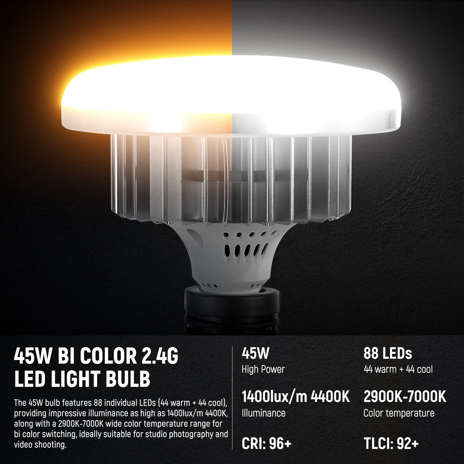 NEEWER 24"X24"/60x60cm Softbox Lighting Kit