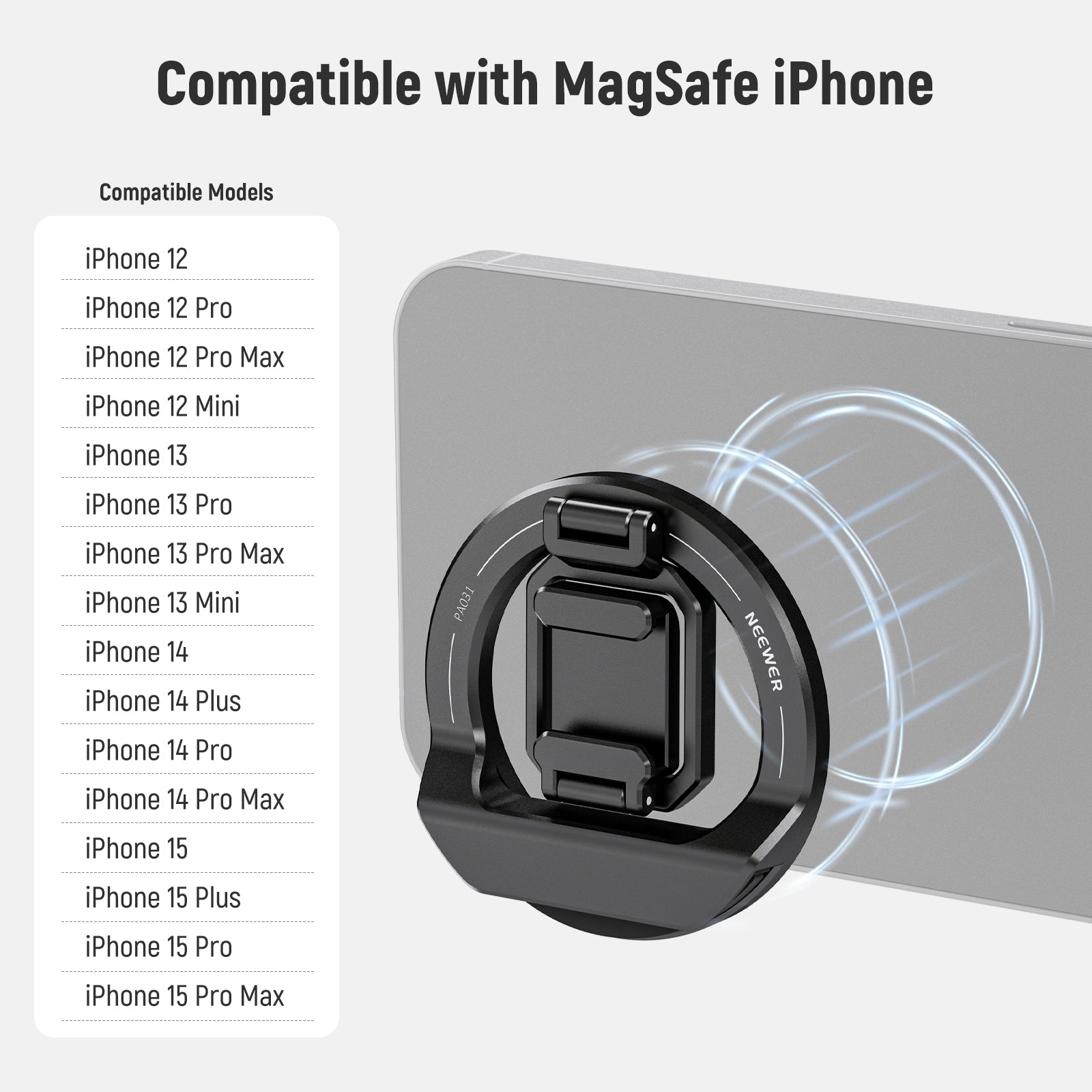NEEWER PA031 Magnetic Foldable Continuity Camera Mount