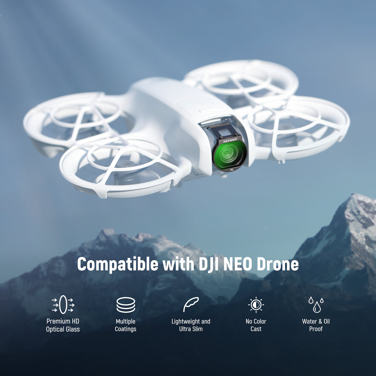 NEEWER FL-N26 PL Filter For DJI NEO Drone