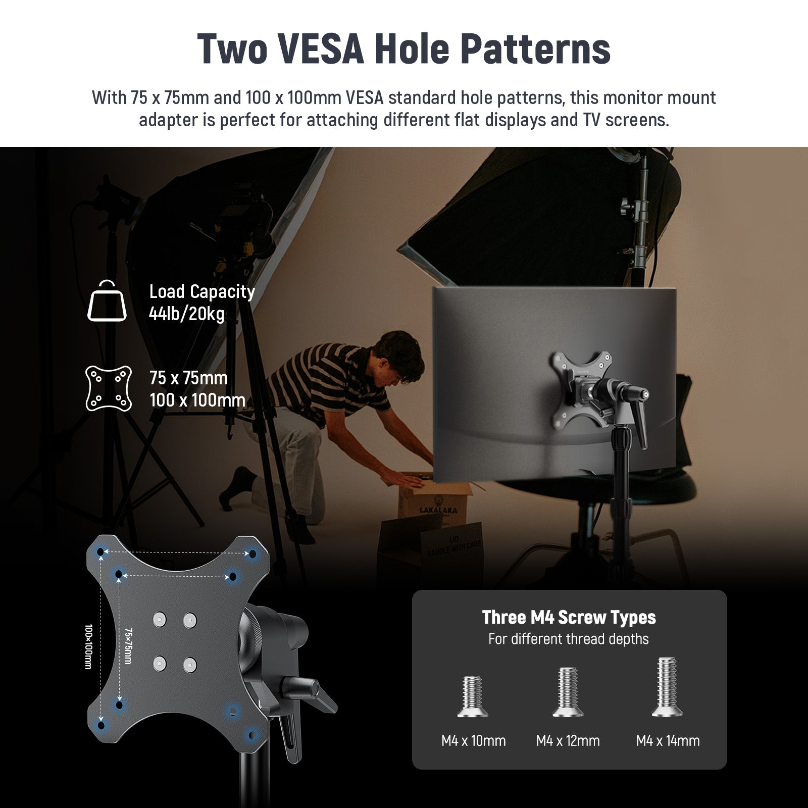 NEEWER MA016 Arca Type Quick Release VESA Monitor Mount Adapter