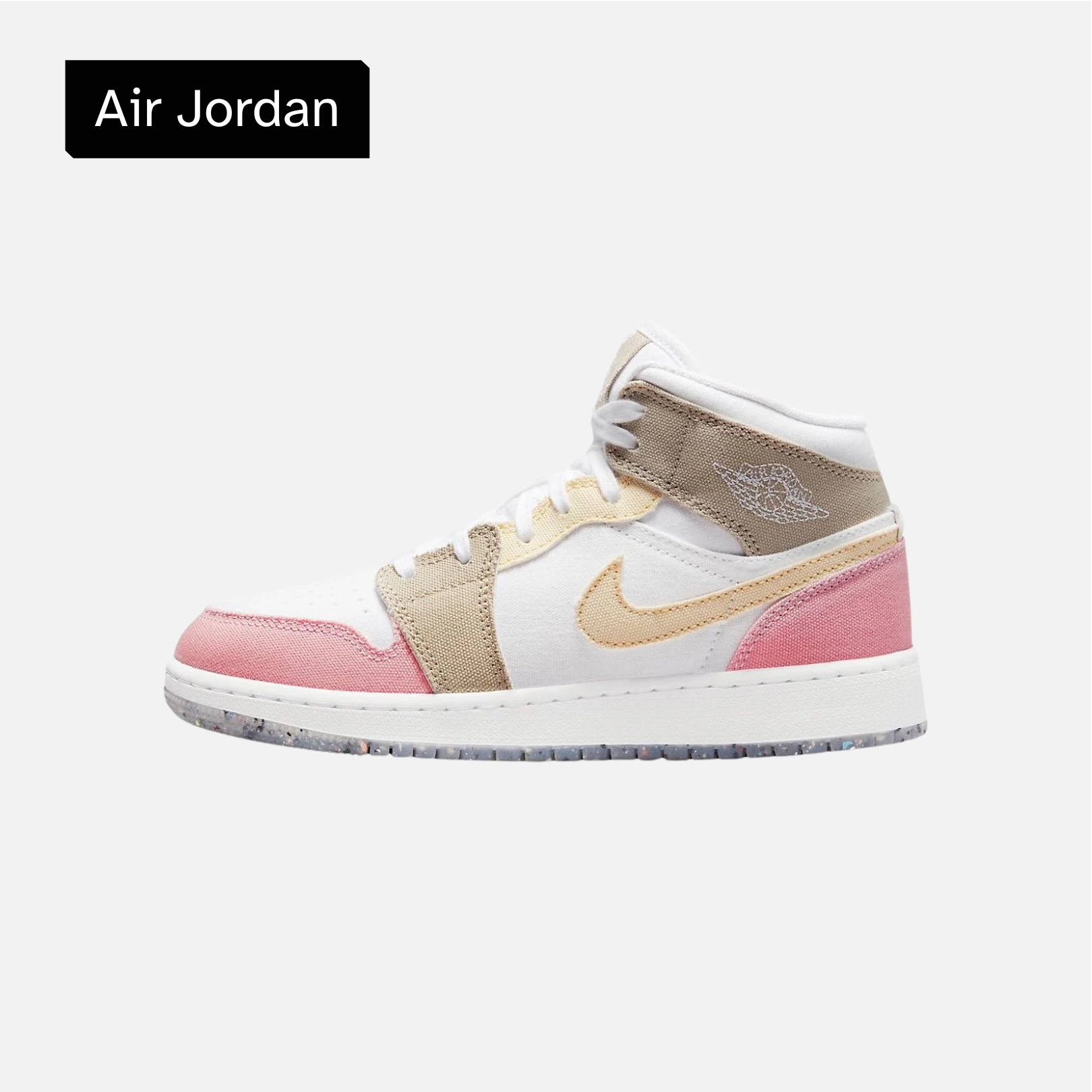 Air Jordan 1 Mid SE GS 'Pastel Grind'