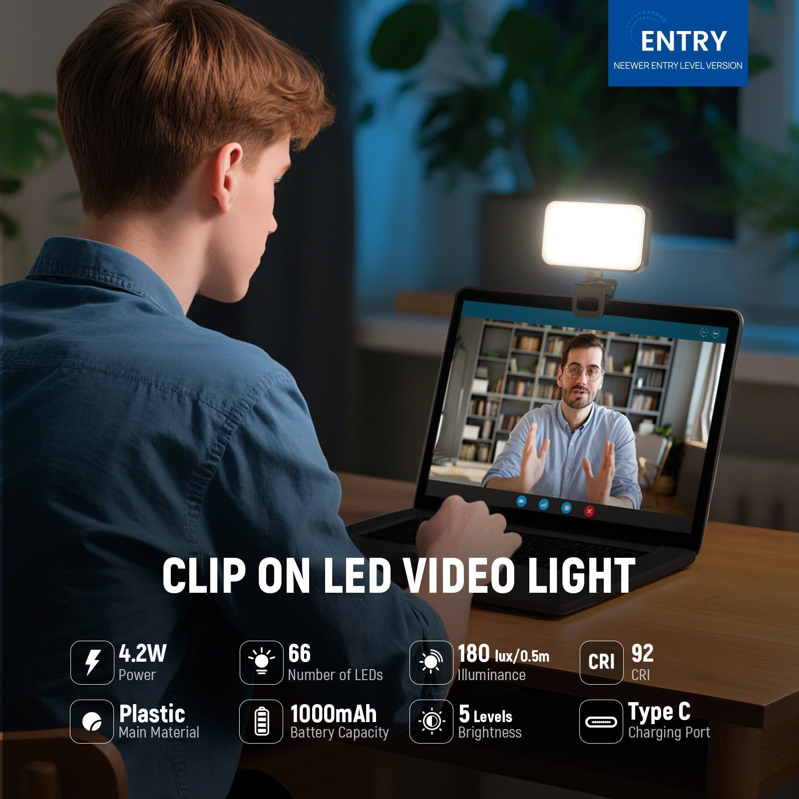 NEEWER ENTRY LEVEL VERSION N8/N6 Clip on LED Selfie Light