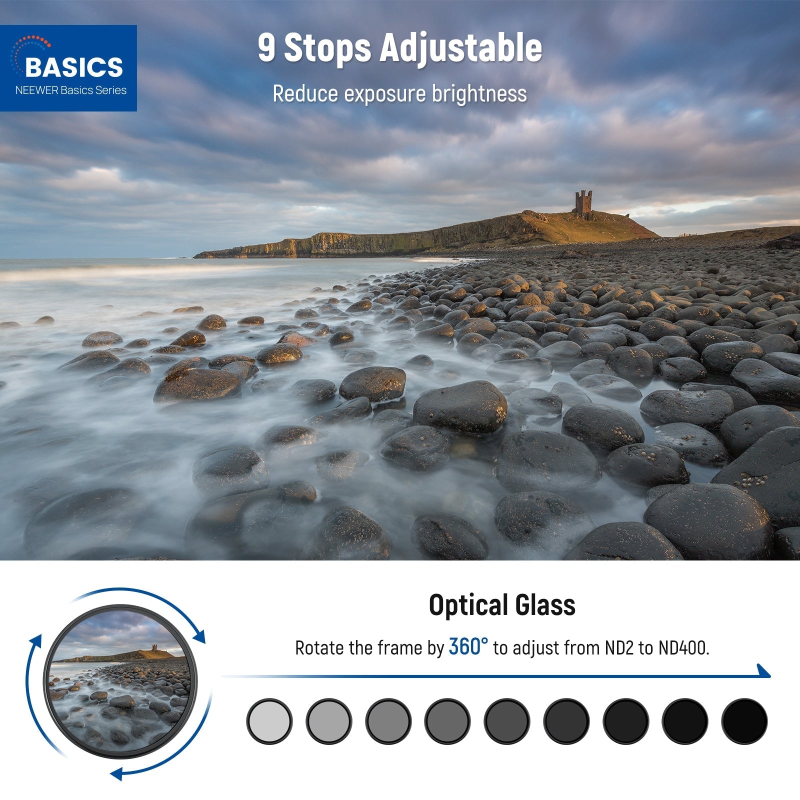 NEEWER BASICS Variable ND2-400 Filter