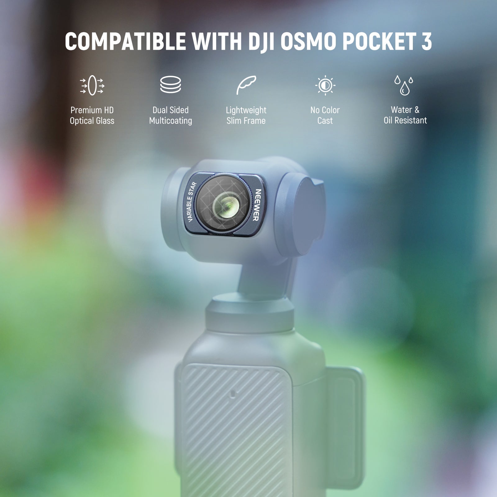 NEEWER Effect Filter For DJI Osmo Pocket 3 / Pocket 4 & Xtra Muse